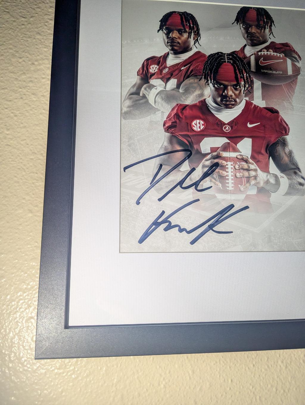 Signed Dre Kirkpatrick Jr. 8x10 (Beckett)