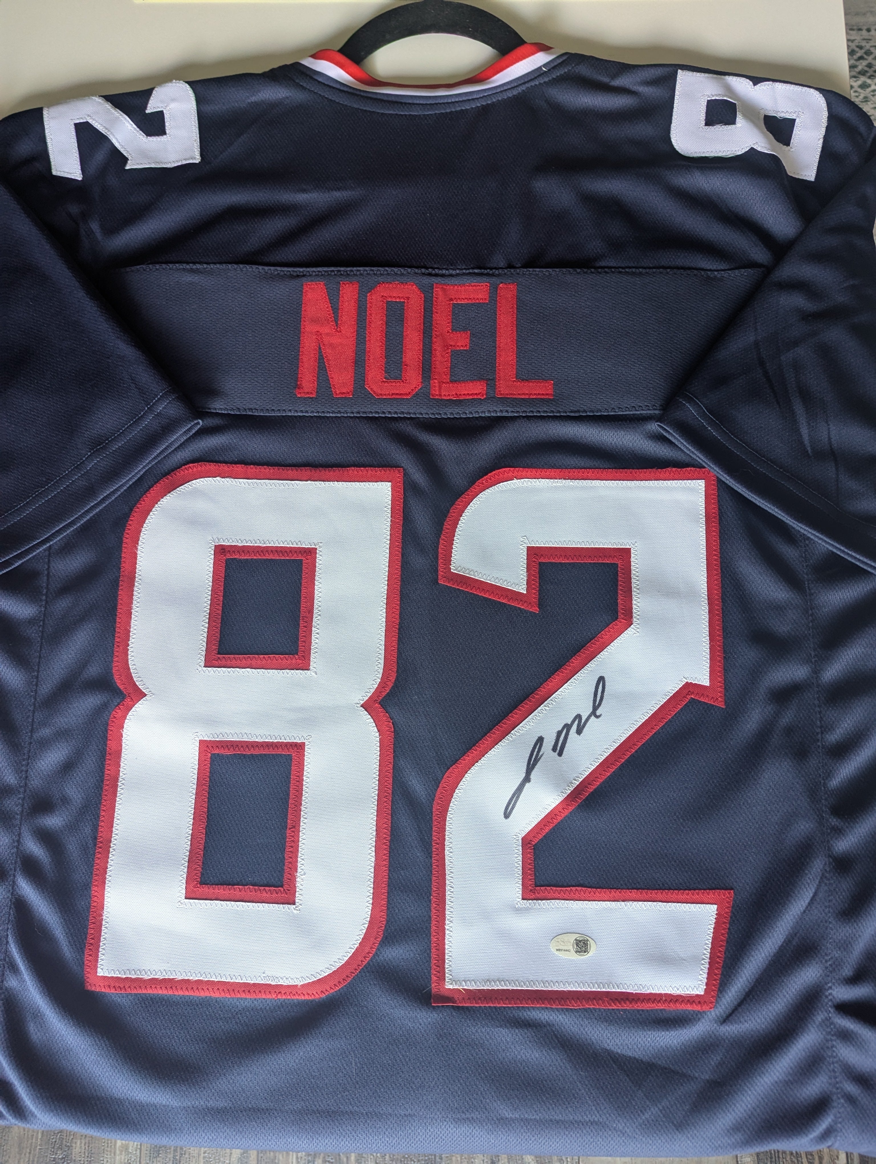 Signed Jaylin Noel Custom Jersey (JSA)