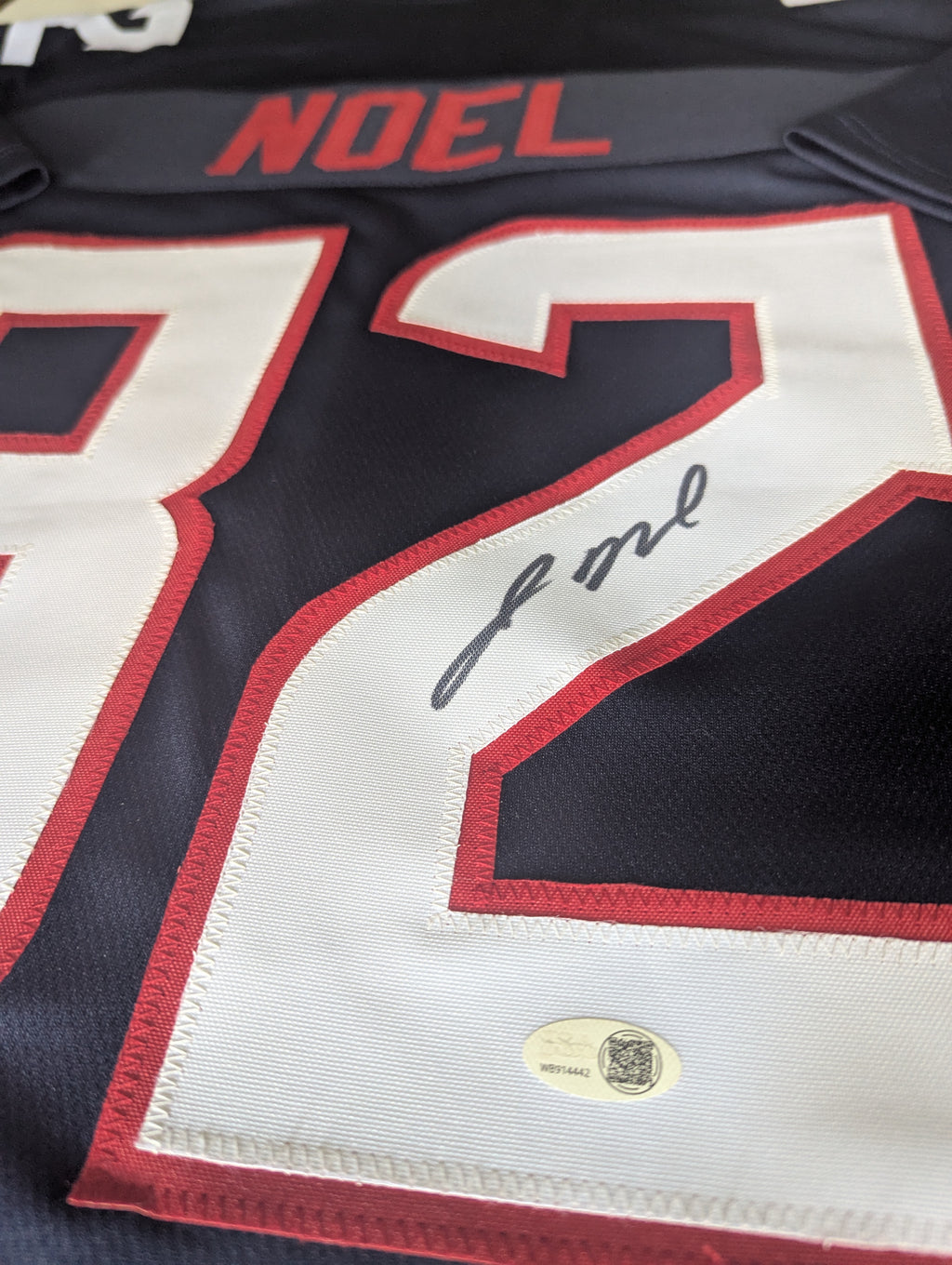 Signed Jaylin Noel Custom Jersey (JSA)