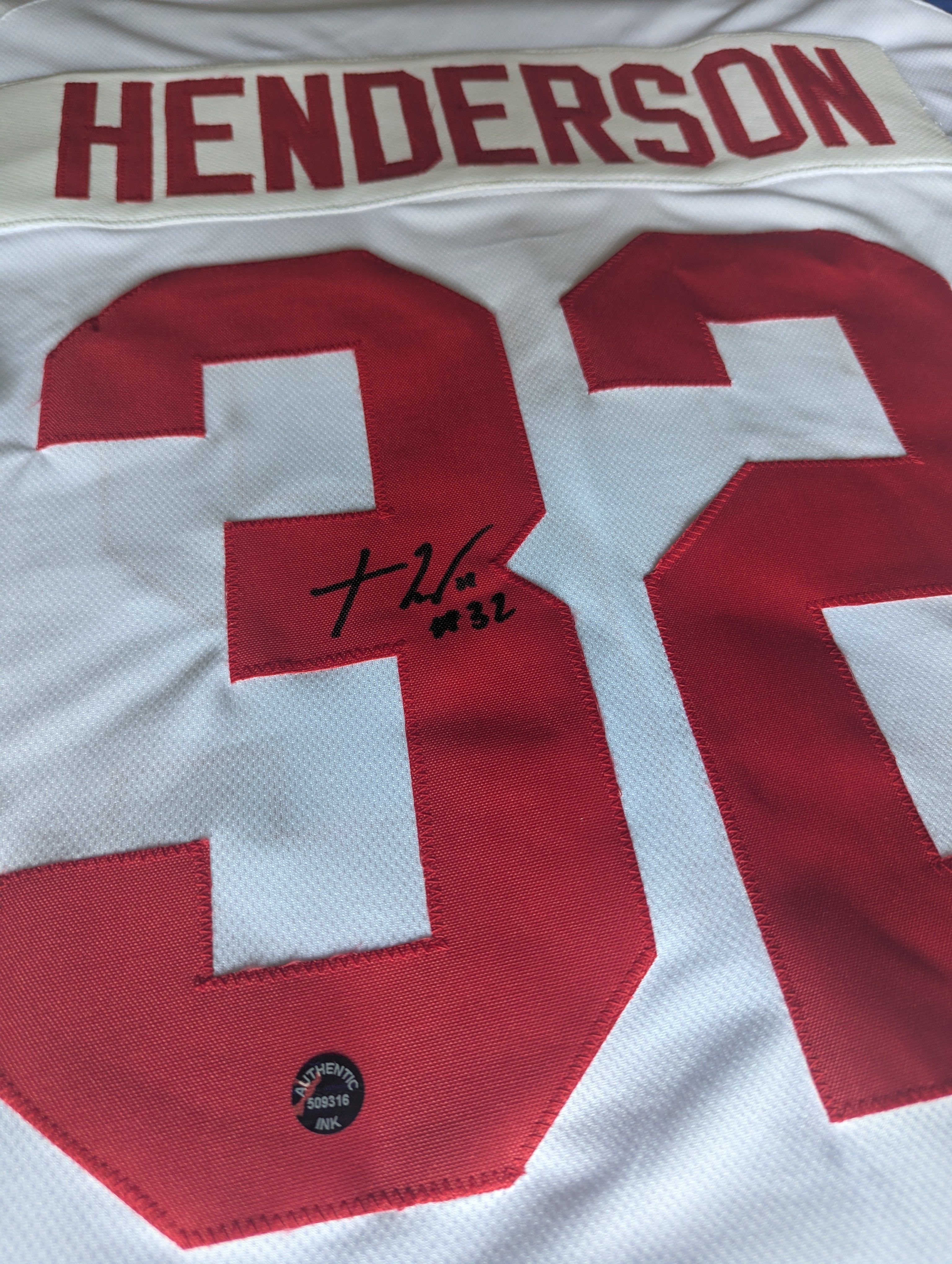 Signed TreVeyon Henderson Custom Jersey (Authentic Ink)