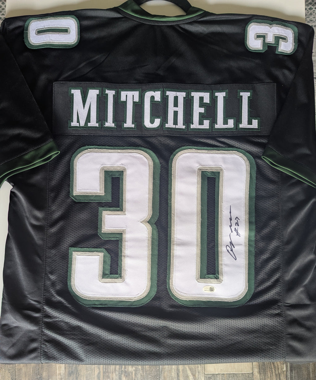 Signed Quinyon Mitchell Custom Jersey (JSA)