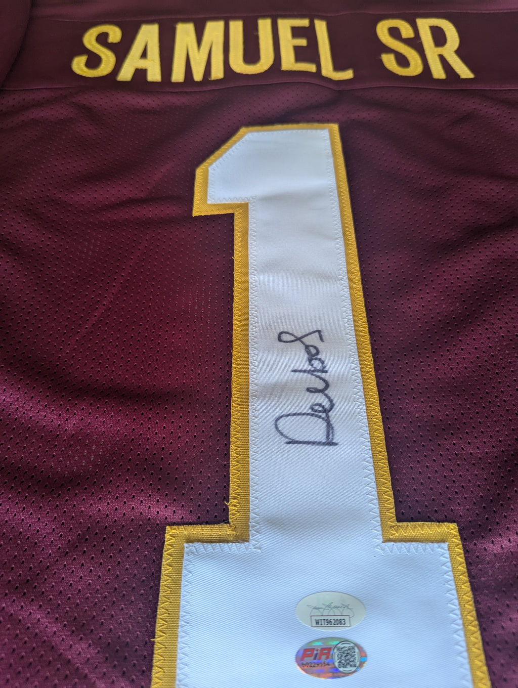 Signed Deebo Samuel Custom Jersey (JSA)