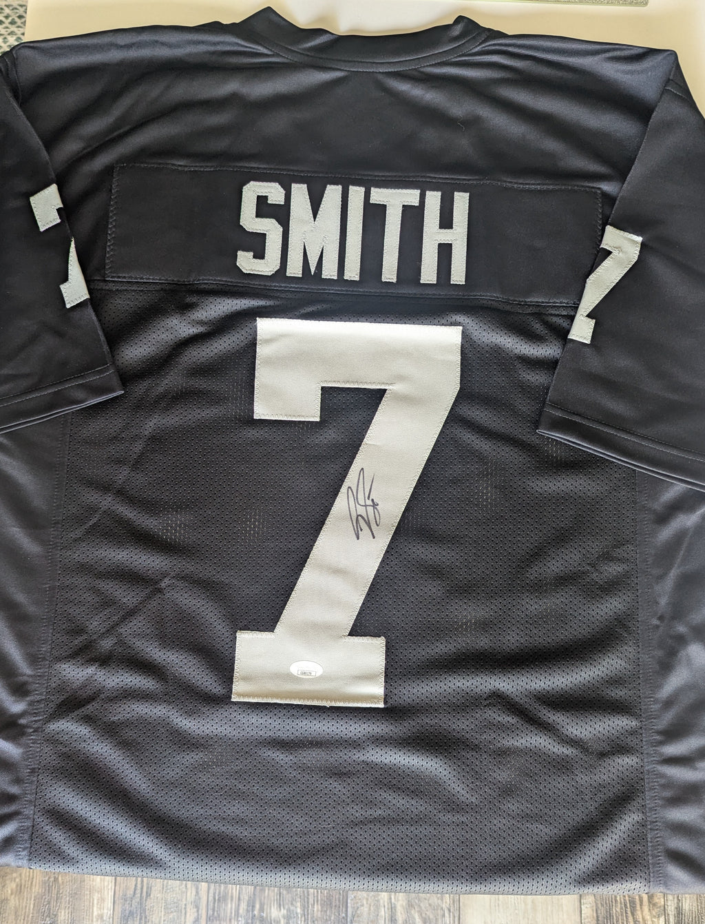 Signed Geno Smith Custom Jersey (JSA)