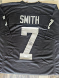 Signed Geno Smith Custom Jersey (JSA)
