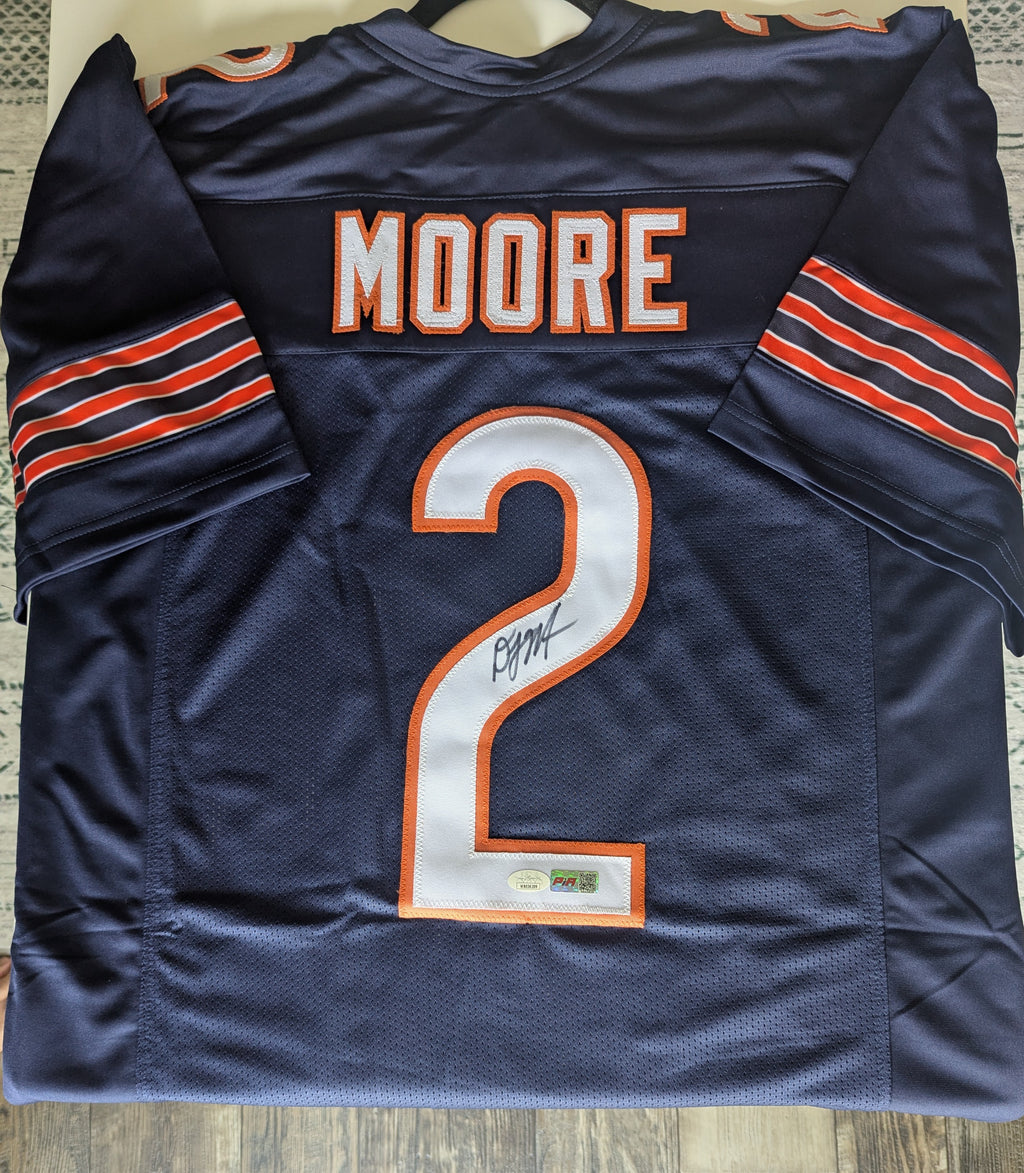 Signed DJ Moore Custom Jersey (JSA)