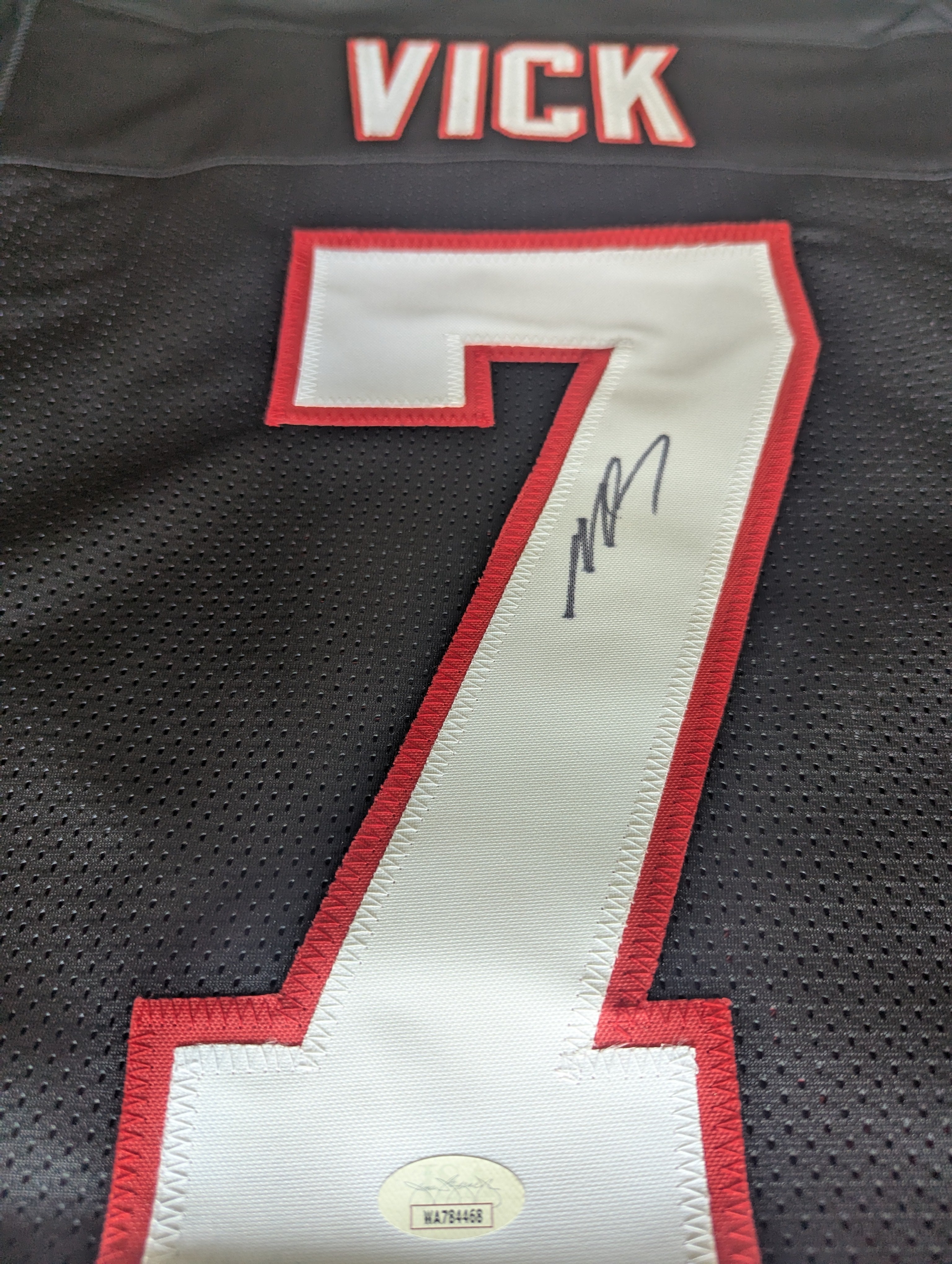 Signed Michael Vick Custom Jersey (JSA)