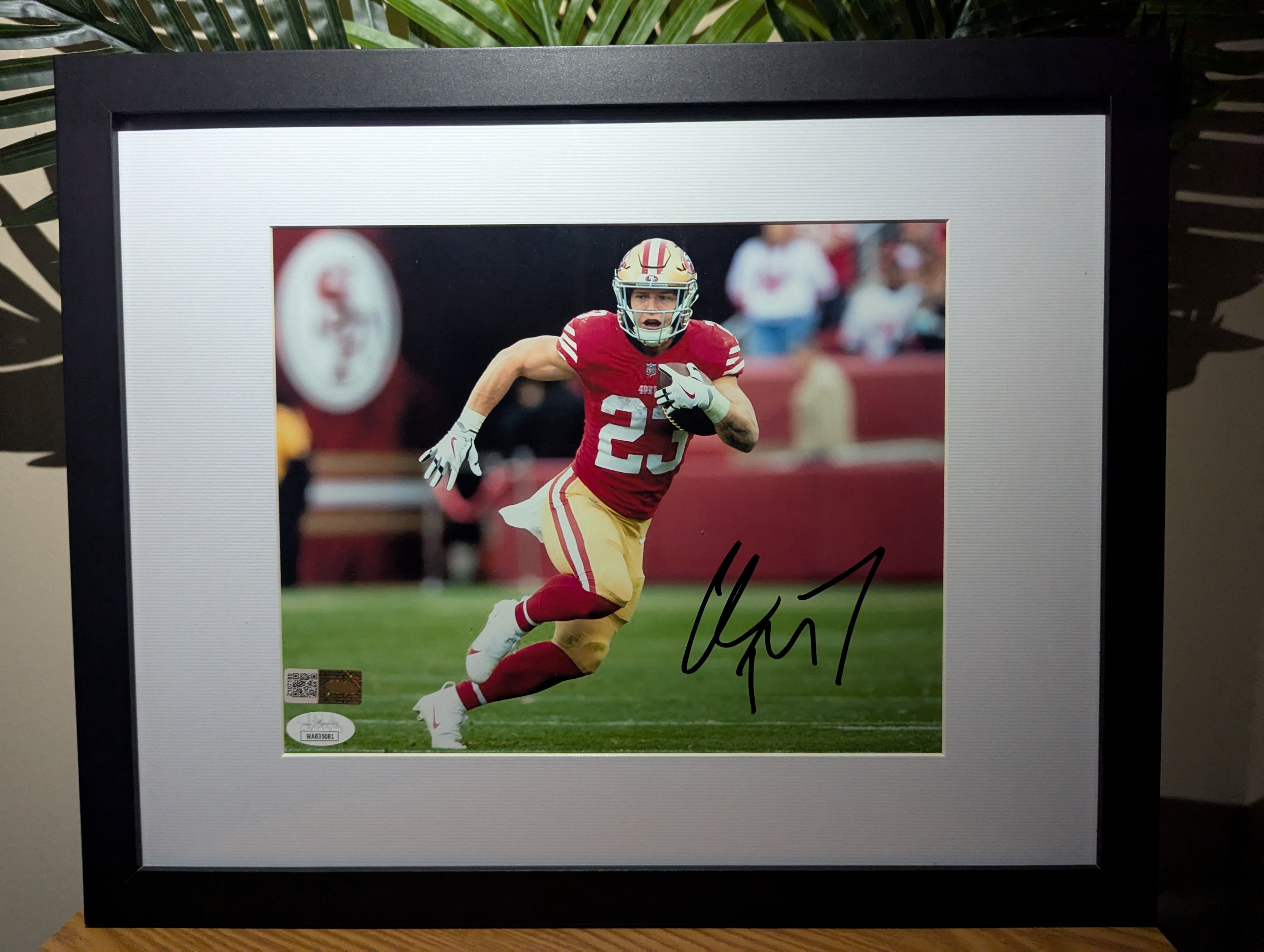 Christian McCaffrey - Signed 8x10 (JSA)