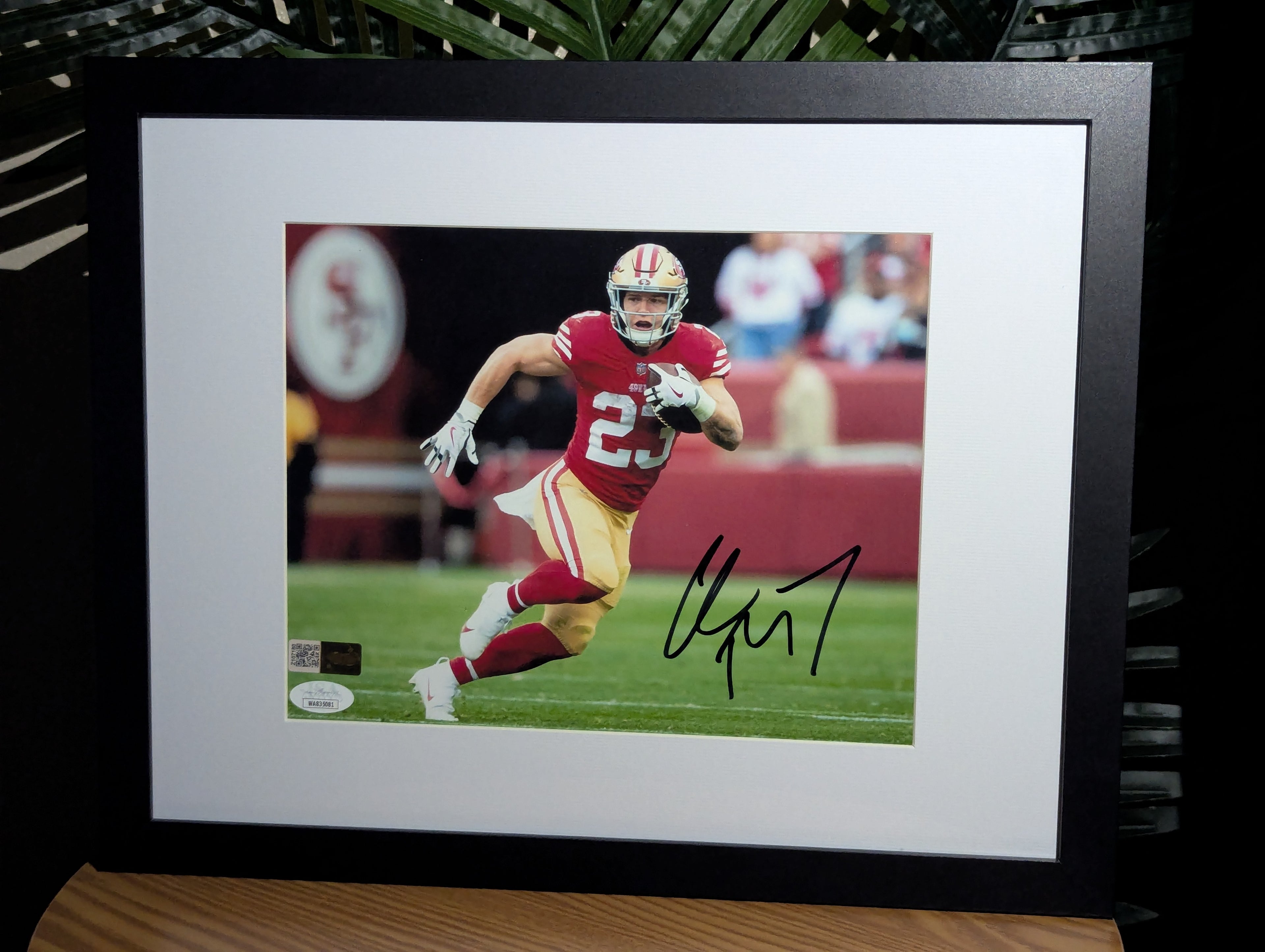 Christian McCaffrey - Signed 8x10 (JSA)