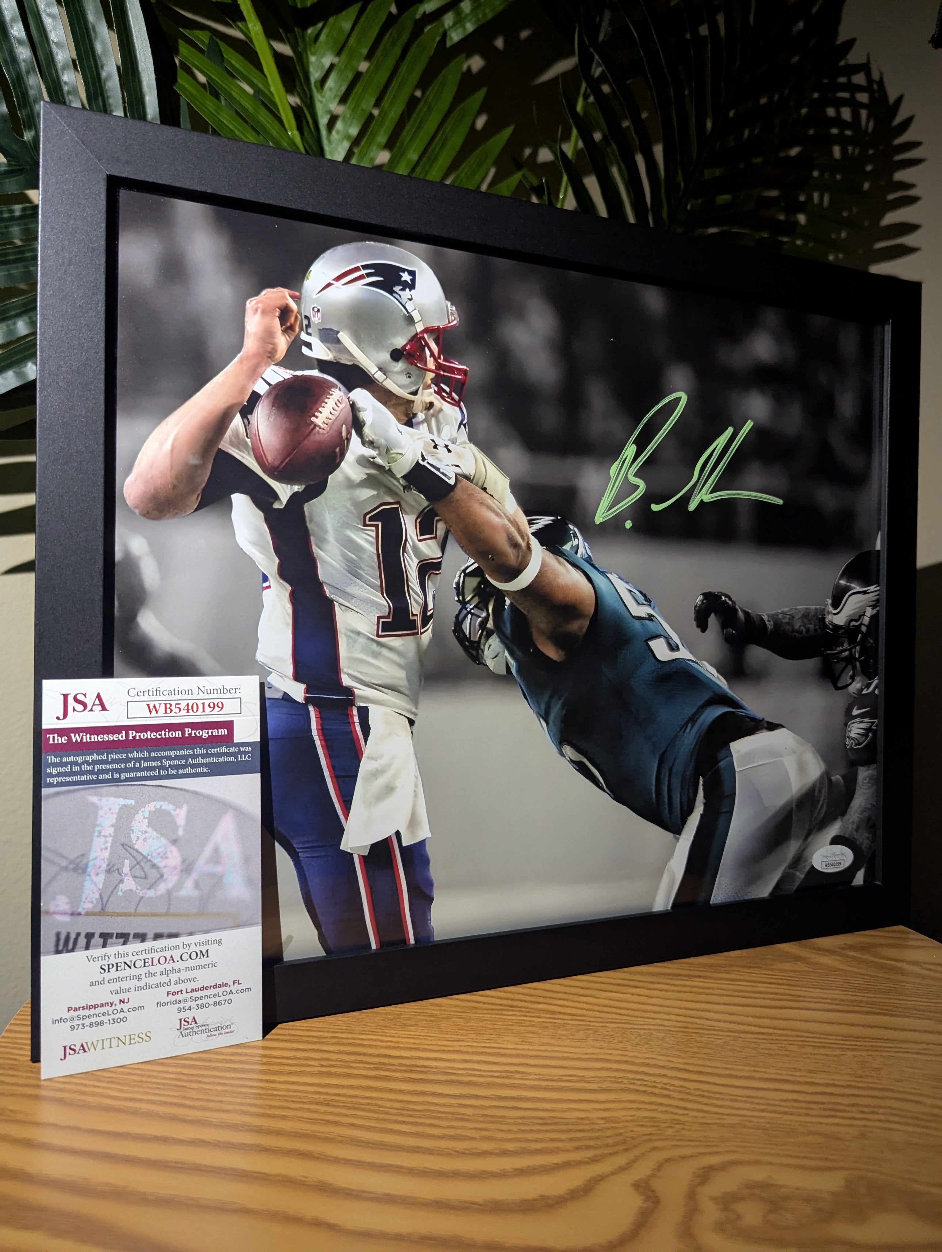 Brandon Graham - Signed 11x14 (JSA)