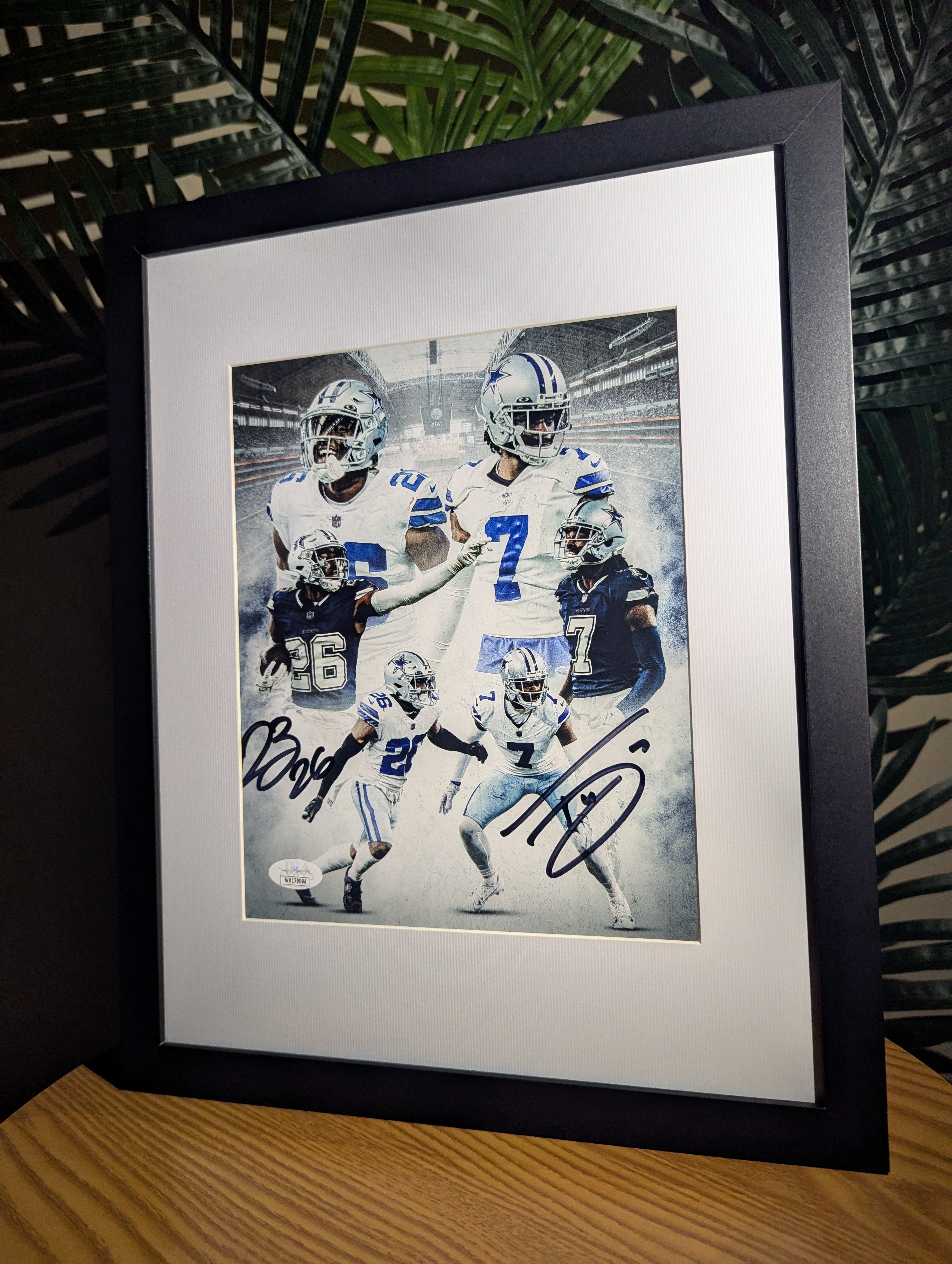DaRon Bland & Trevon Diggs - Signed 8x10 (JSA)