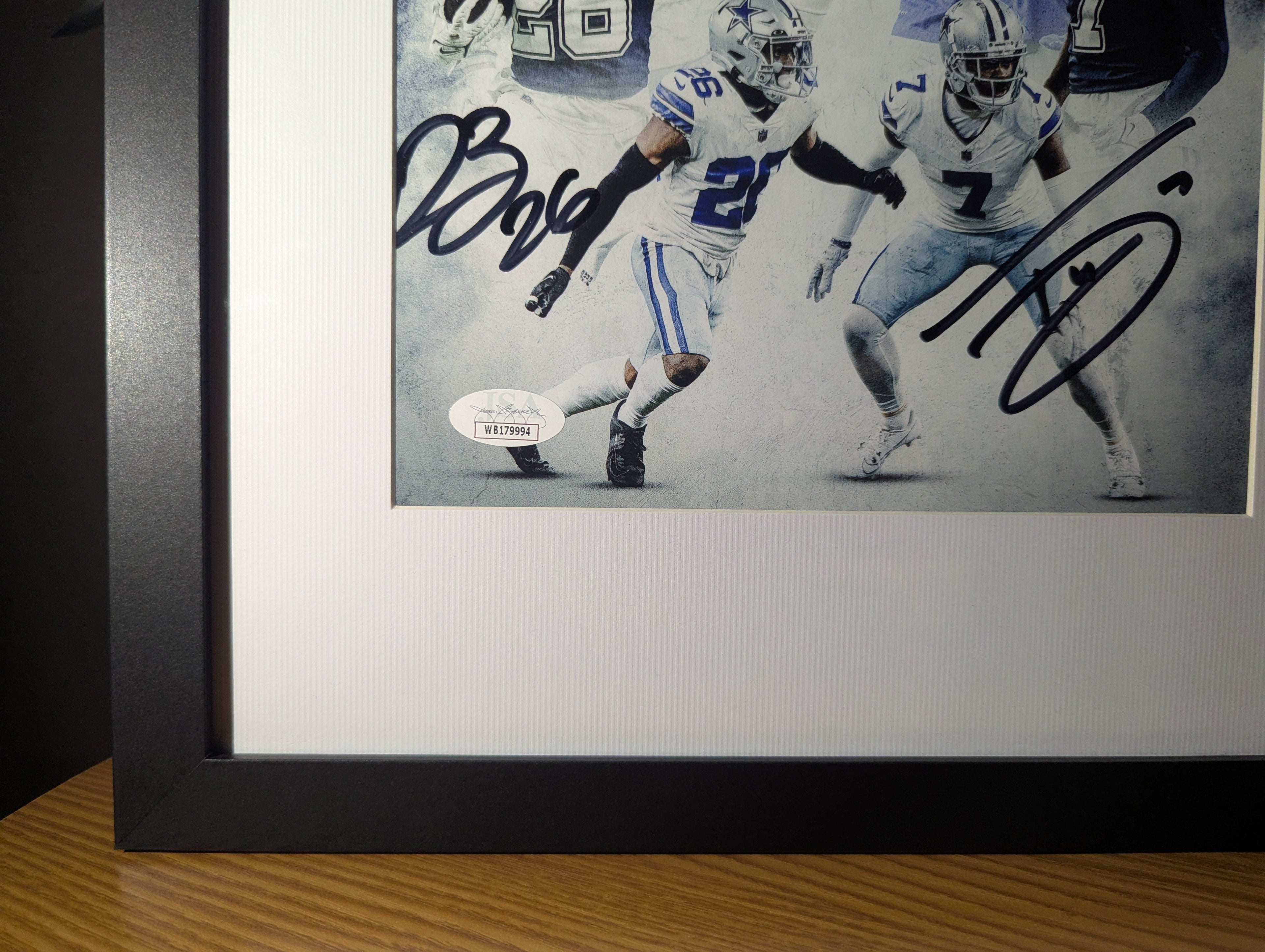 DaRon Bland & Trevon Diggs - Signed 8x10 (JSA)