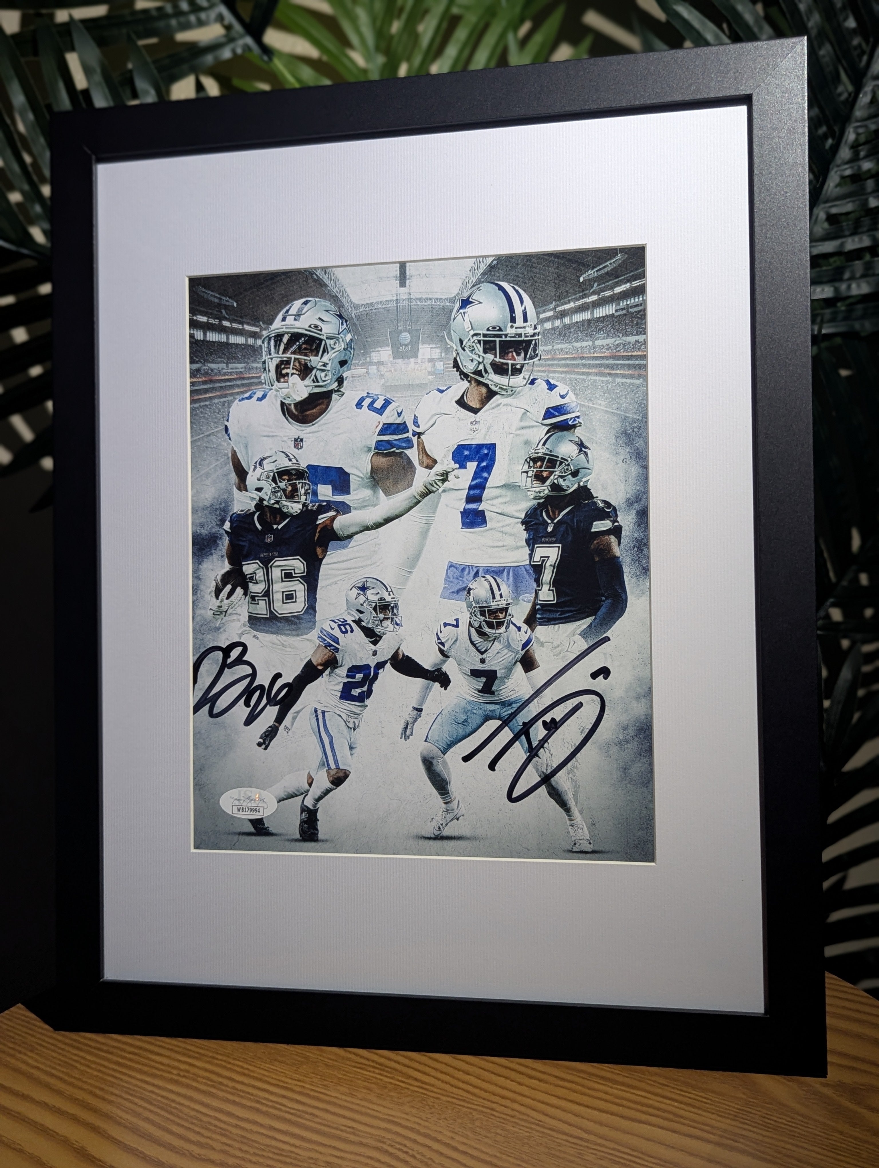 DaRon Bland & Trevon Diggs - Signed 8x10 (JSA)