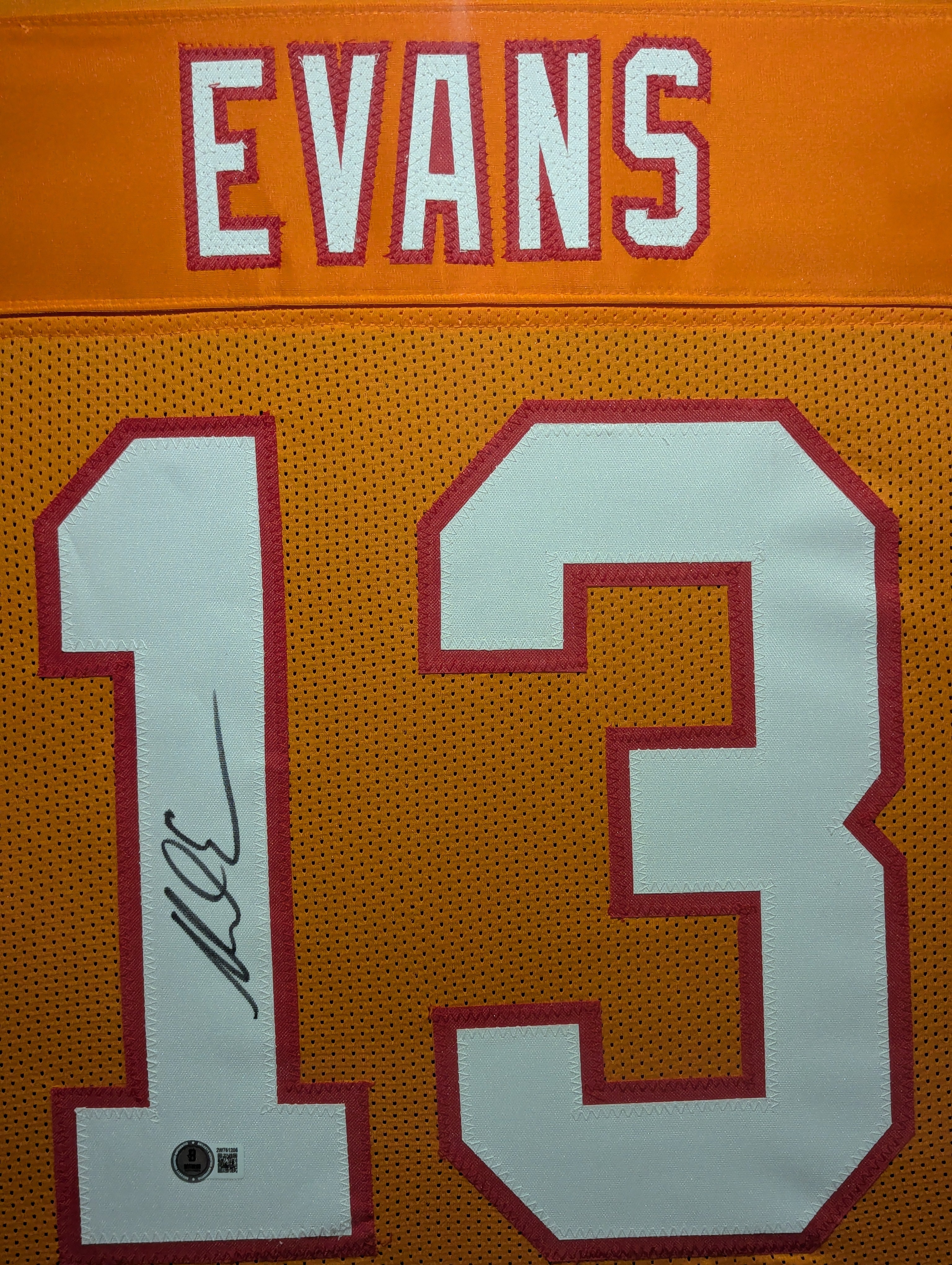 Framed Signed Mike Evans Jersey 35"x43" (Beckett)