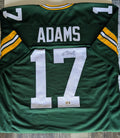 Signed Davante Adams Custom Jersey (Beckett)
