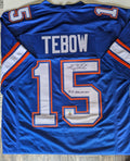 Signed Tim Tebow "07 Heisman" Custom Jersey (Tebow)