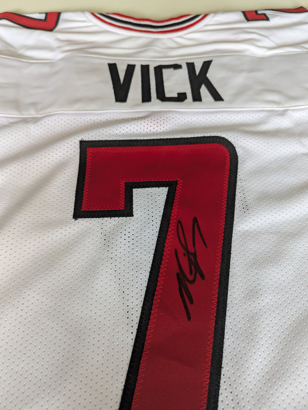 Signed Mike Vick Custom Jersey (JSA)