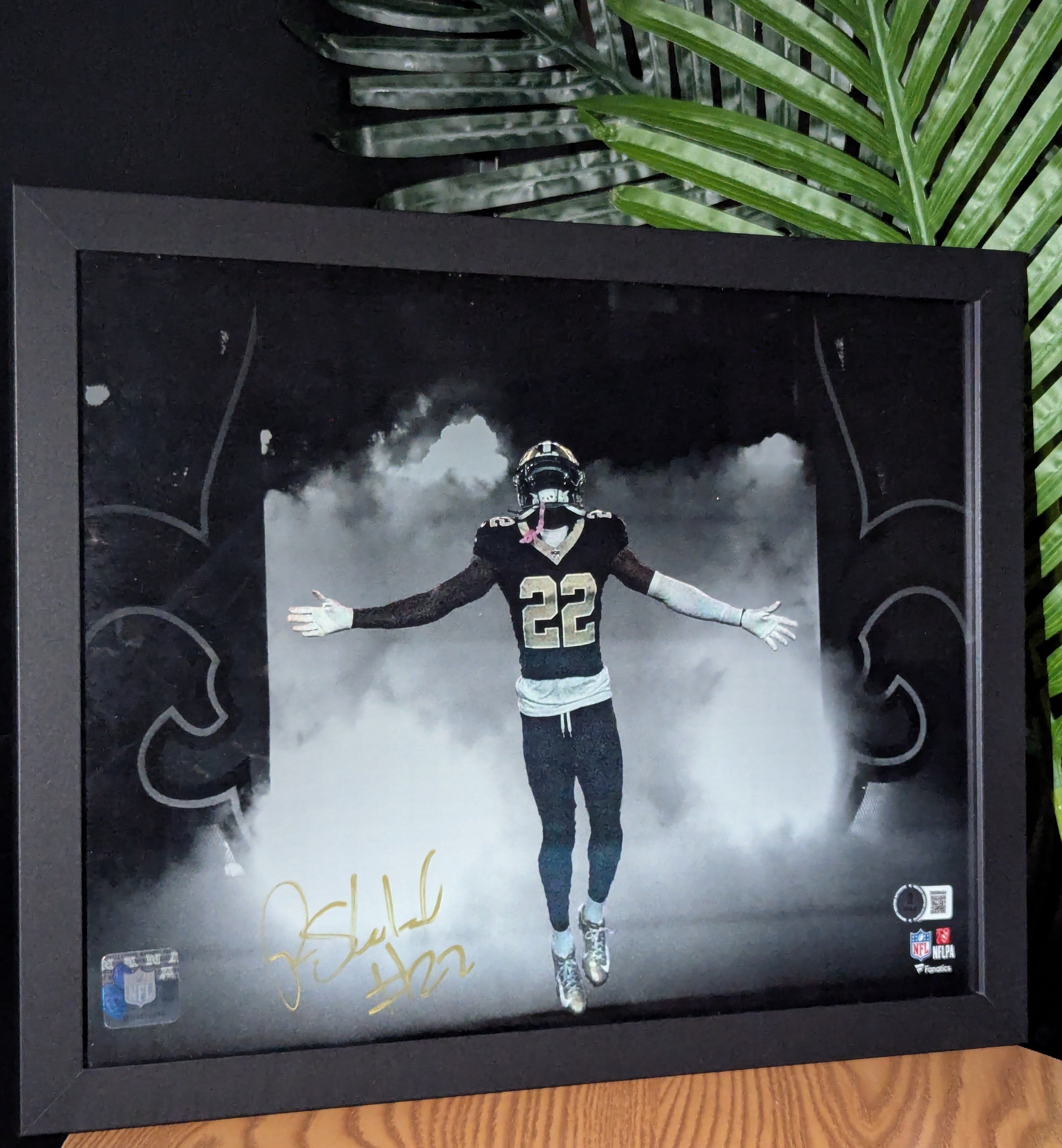 Signed Rashid Shaheed 11x14 (Beckett)
