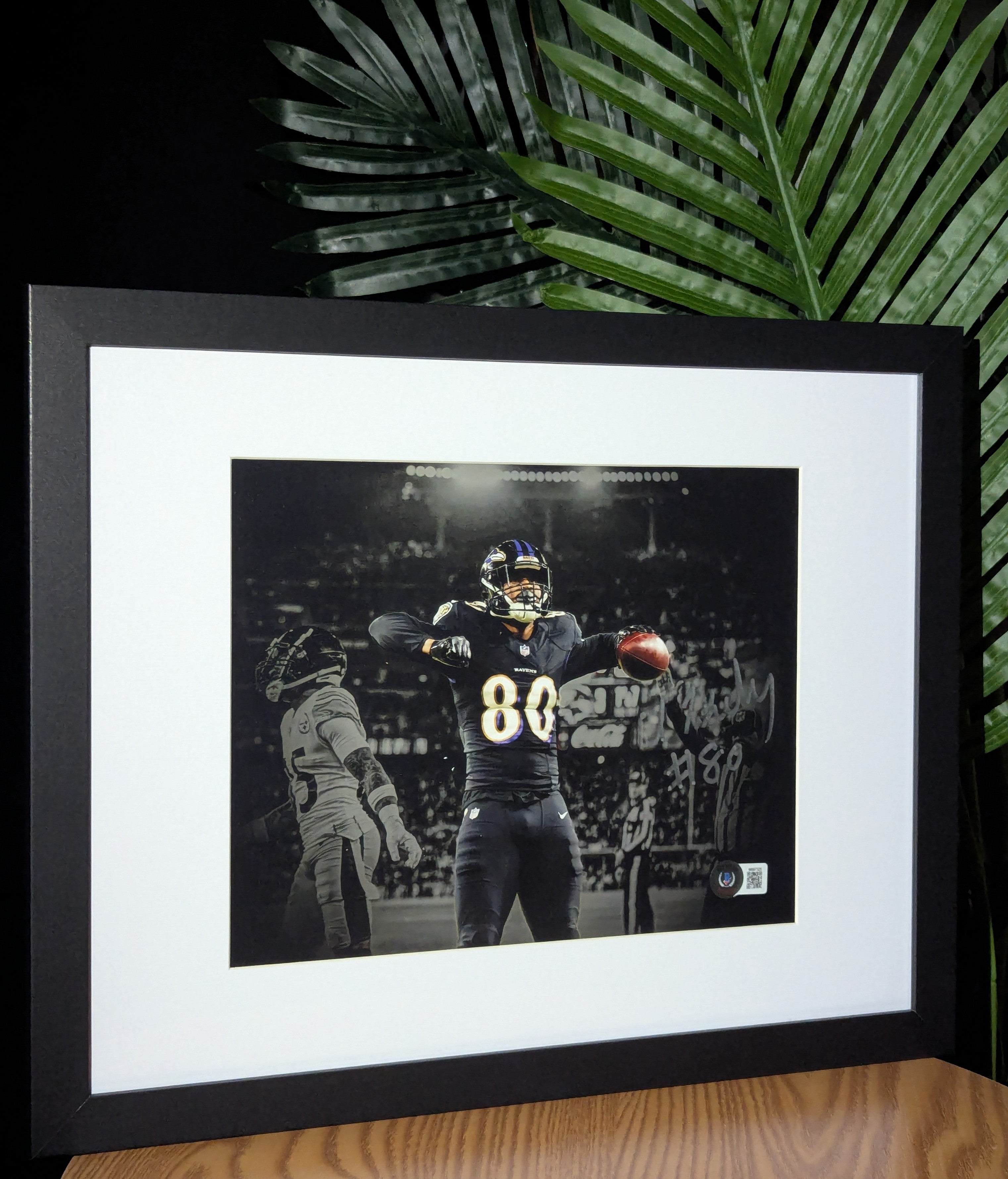 Signed Isaiah Likely 8x10 (Beckett)