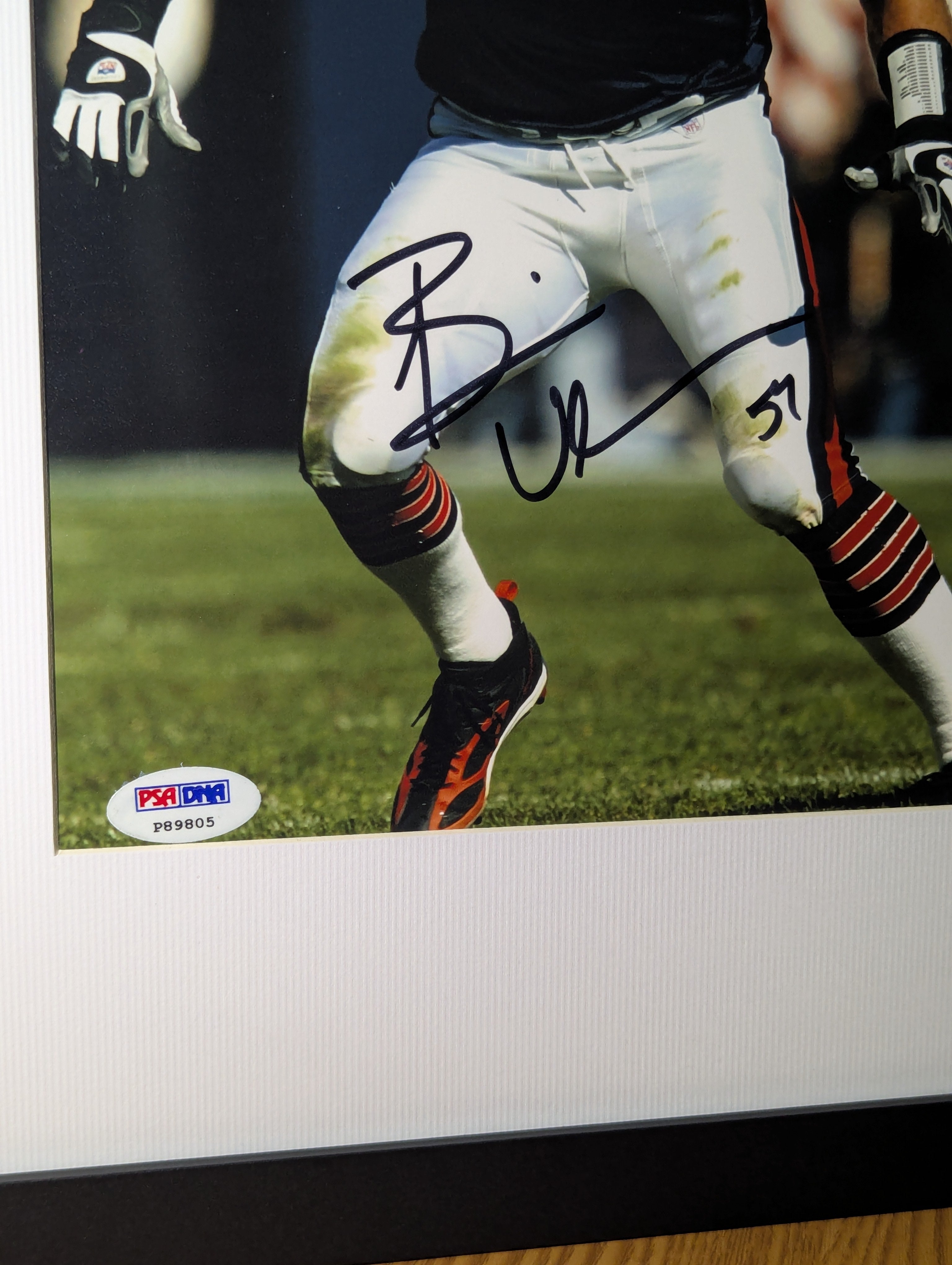 Brian Urlacher Signed 8x10 Photo, Chicago Bears, HOF, PSA – First