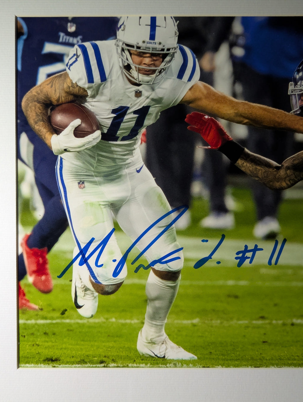 Signed Michael Pittman Jr 8x10 (Beckett)