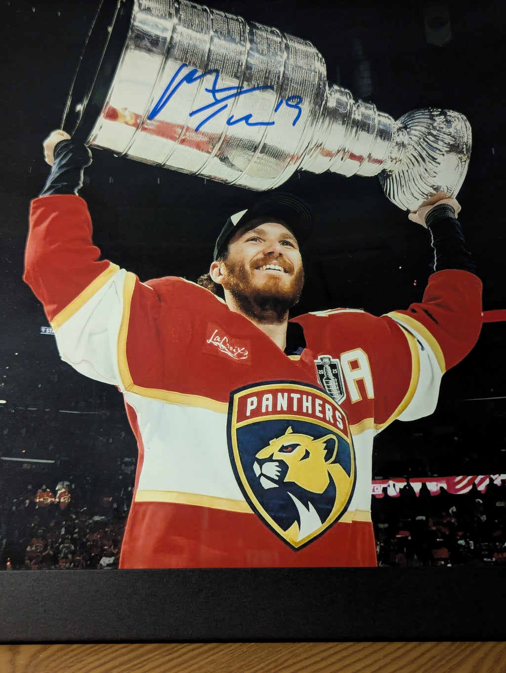 Signed Matthew Tkachuk 11x14 (JSA)