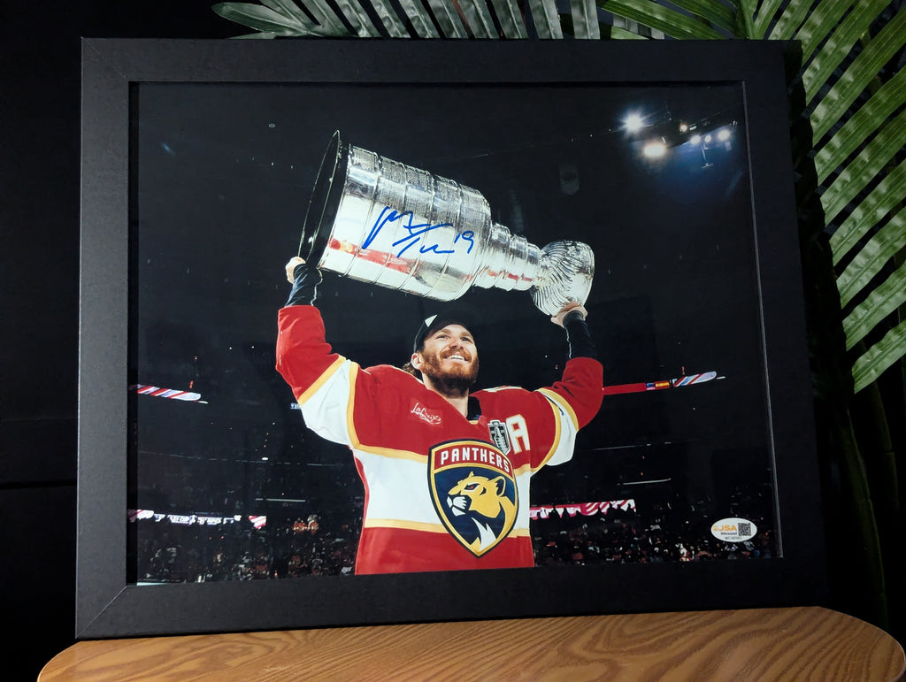 Signed Matthew Tkachuk 11x14 (JSA)