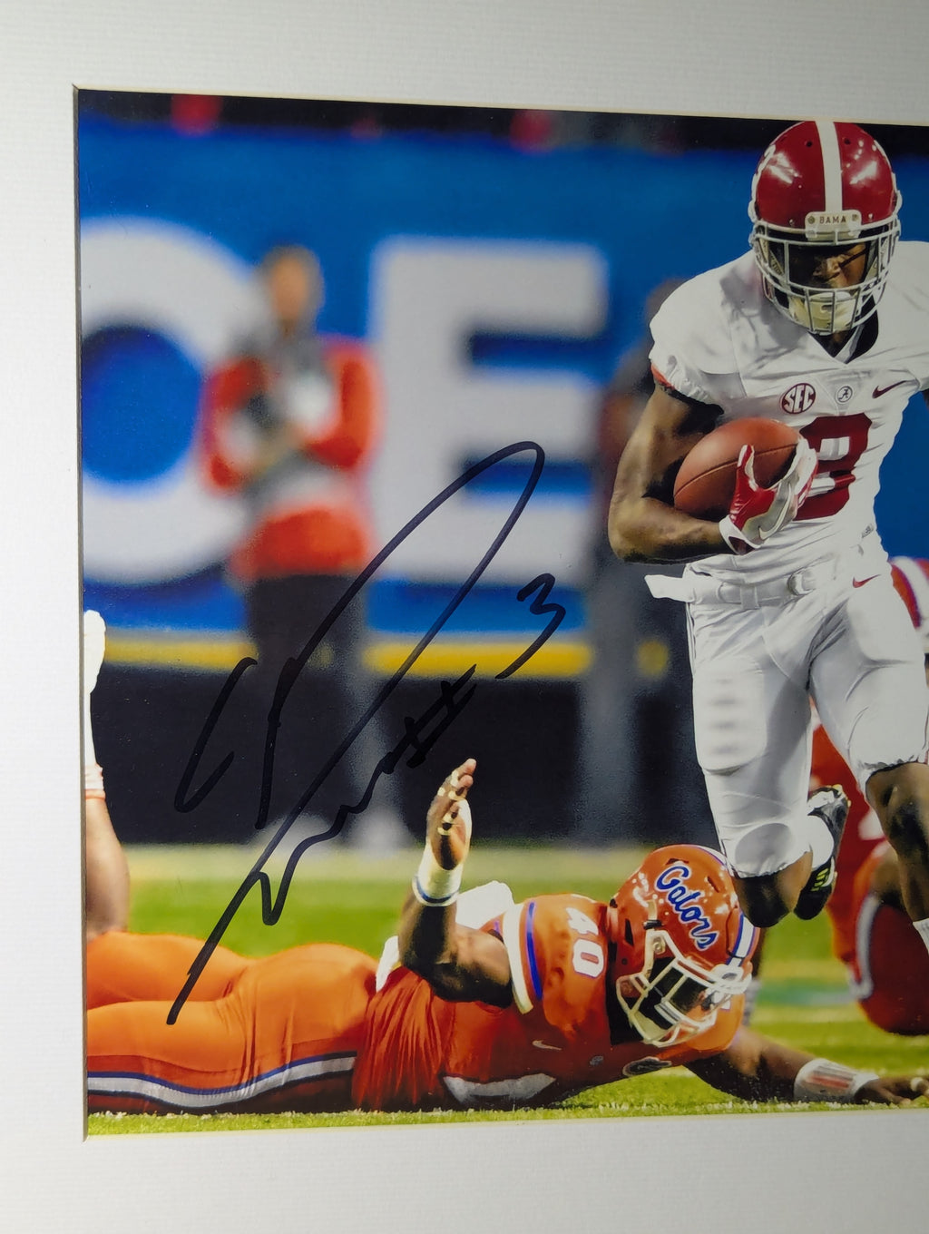 Signed Calvin Ridley 8x10 (JSA)