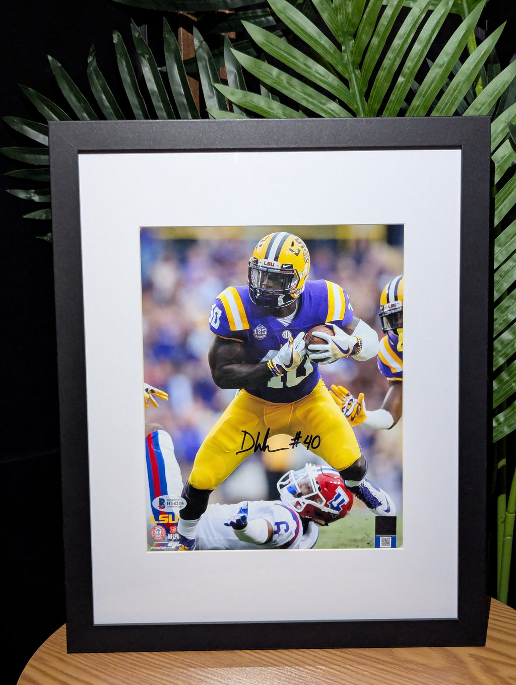 Signed Devin White 8x10 (Beckett)