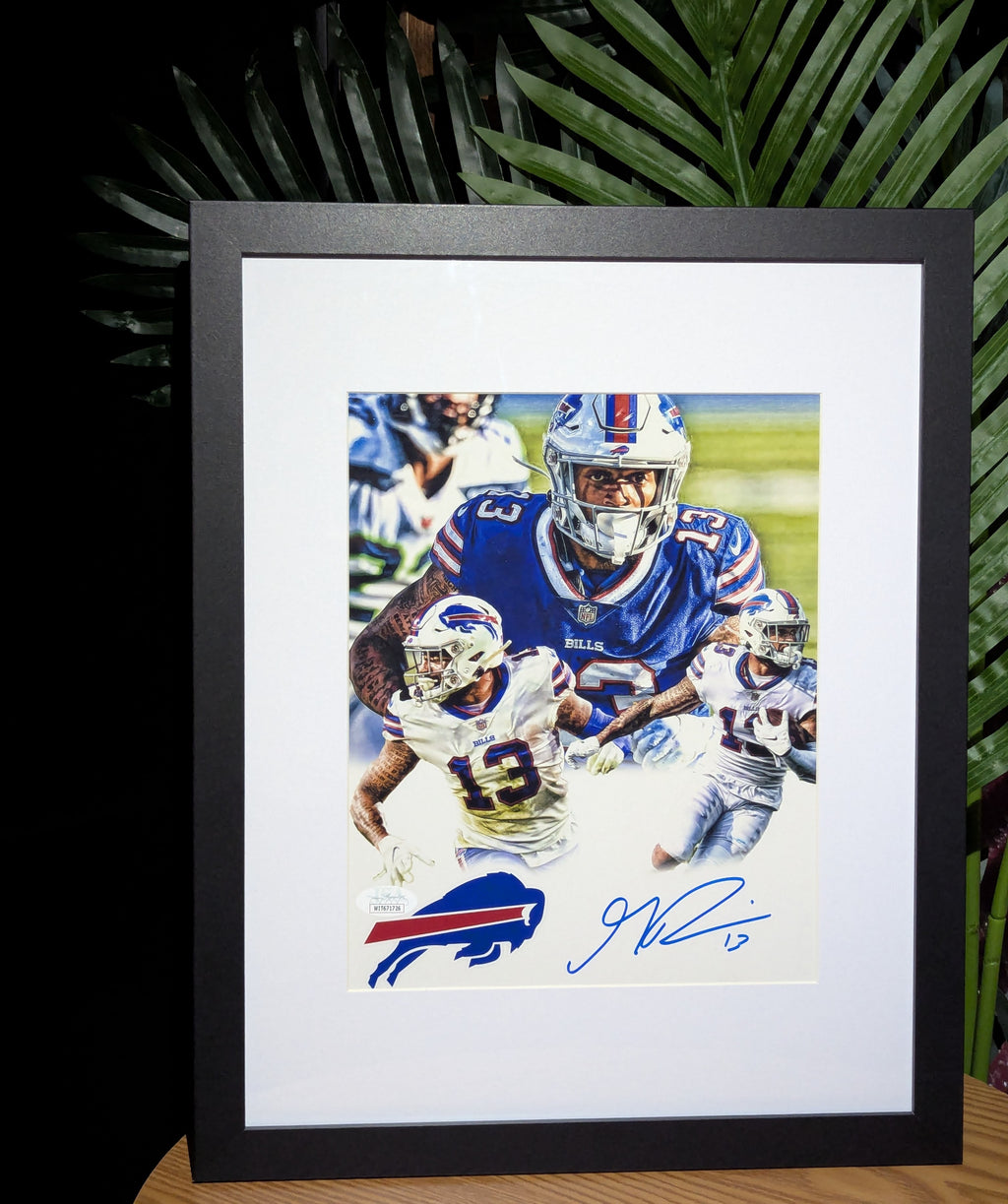 Signed Gabe Davis 8x10 (JSA)