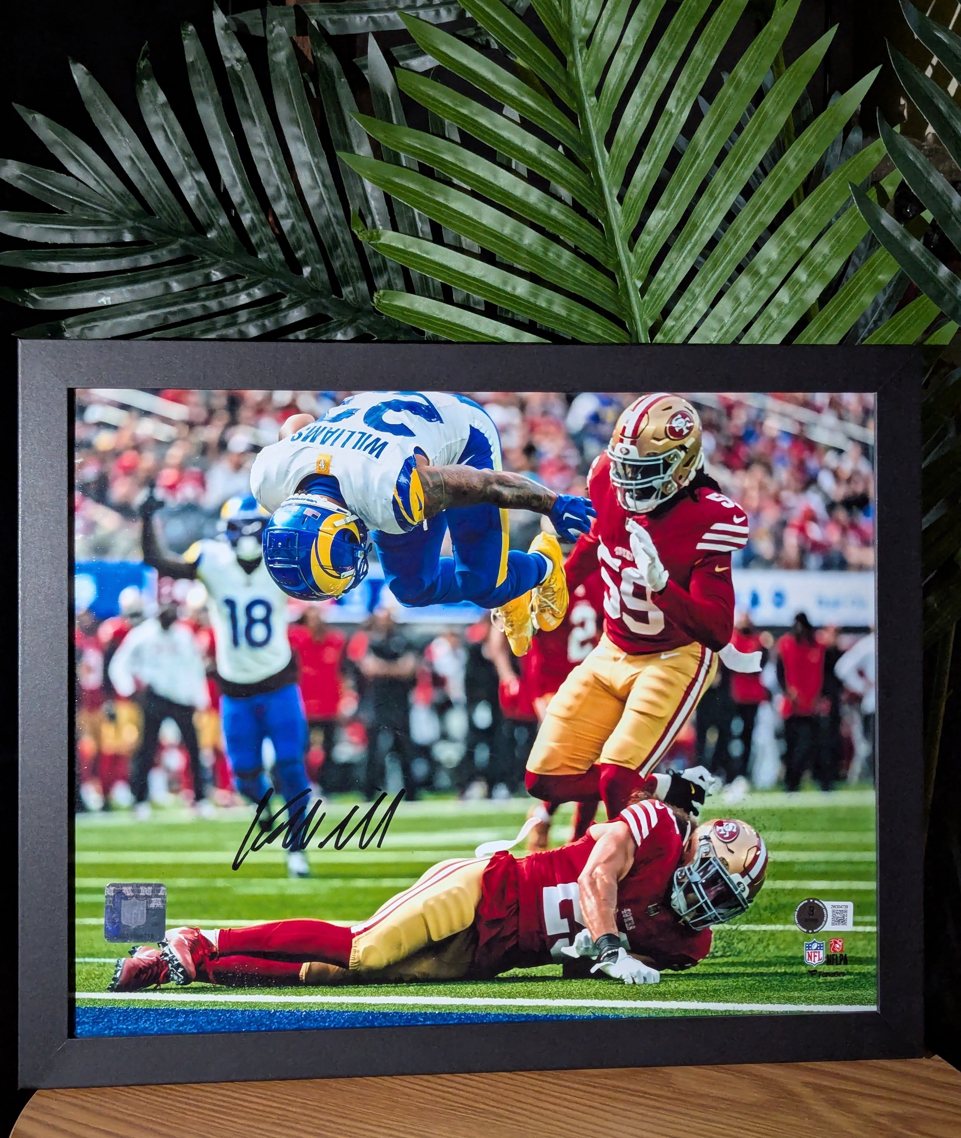 Signed Kyren Williams 11x14 (Beckett)