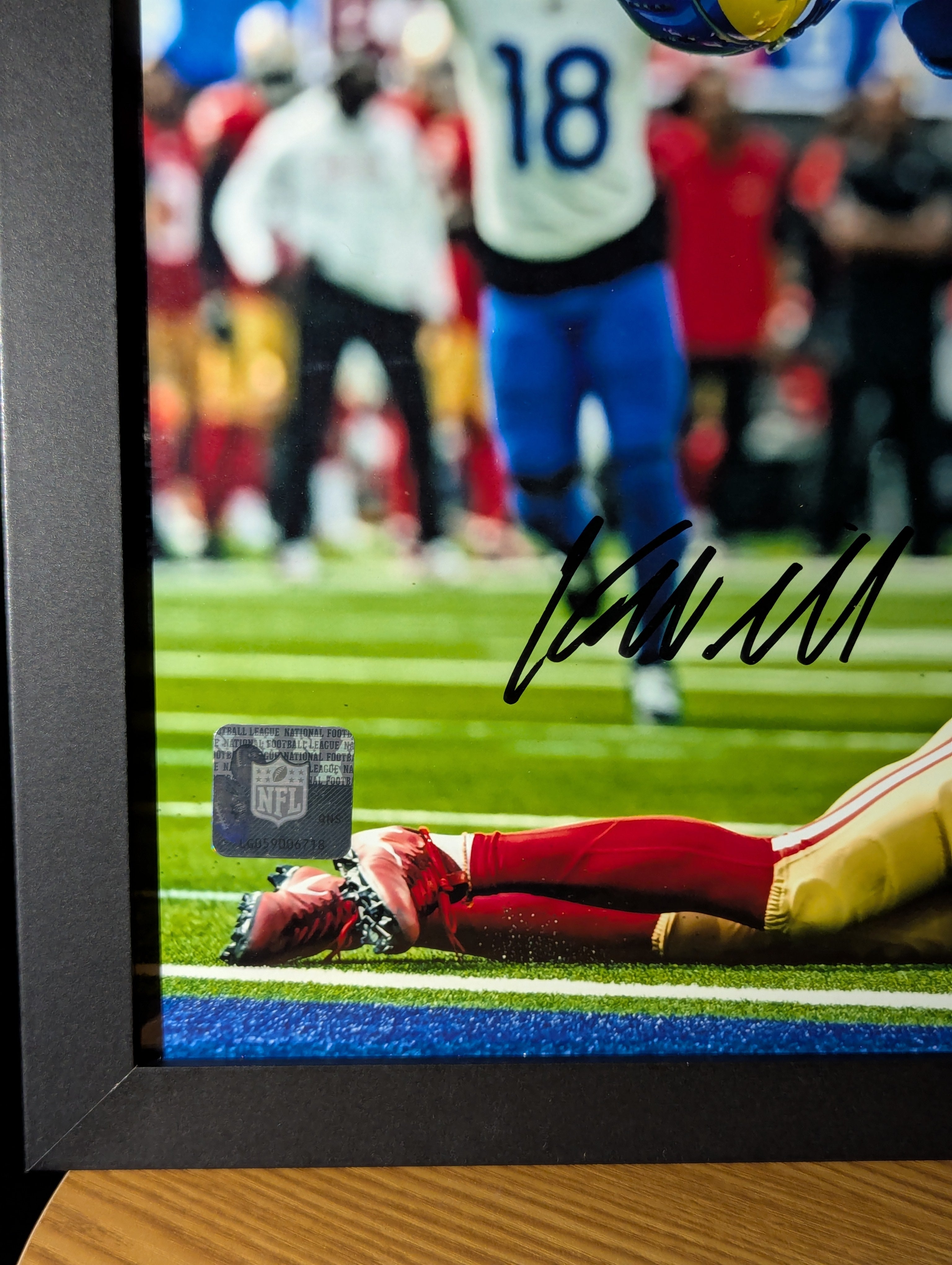 Signed Kyren Williams 11x14 (Beckett)