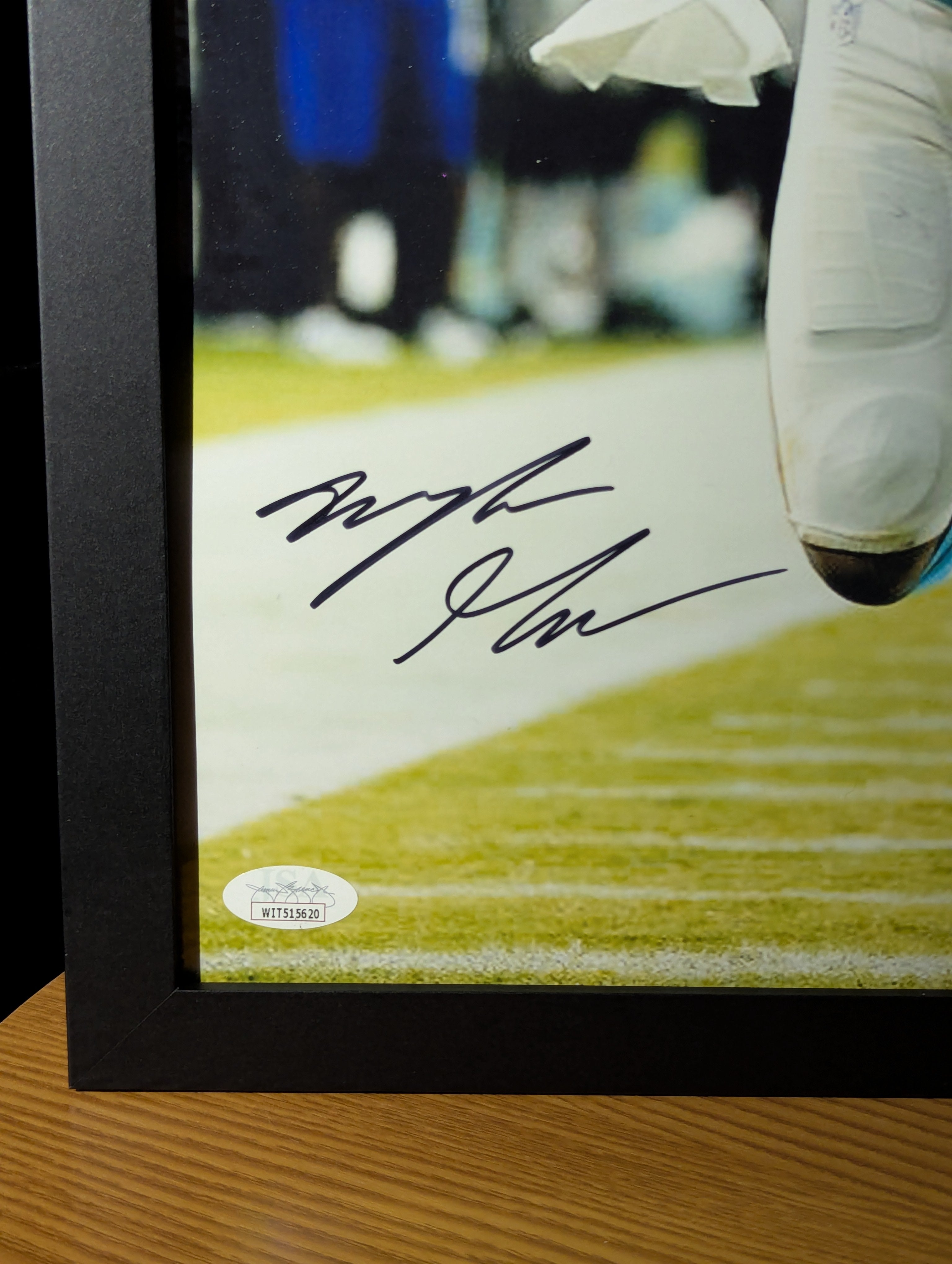 Signed Myles Gaskin 11x14 (JSA)