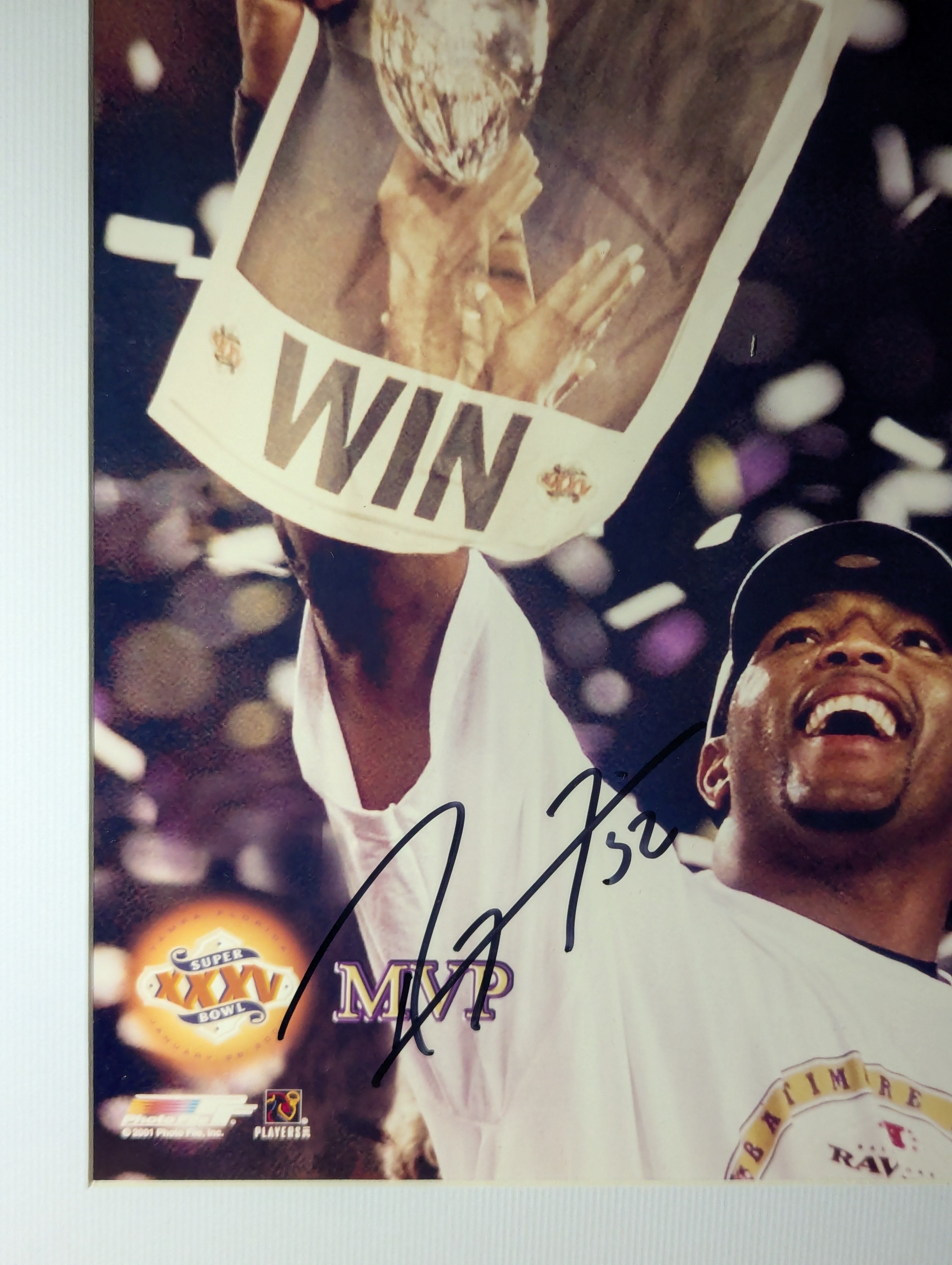 Ray Lewis - Signed 8x10 (JSA)