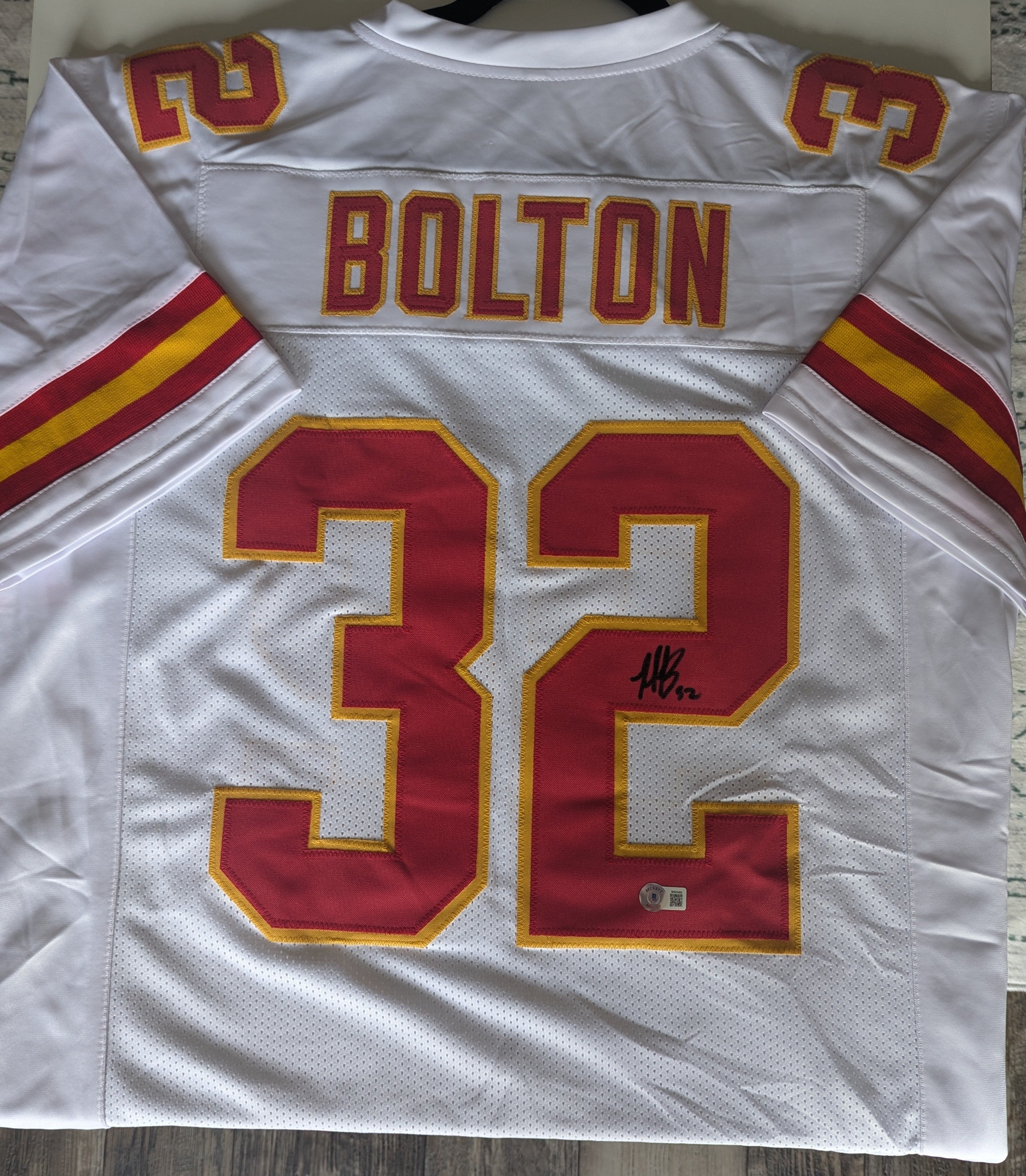 Signed Nick Bolton Custom Jersey (Beckett)
