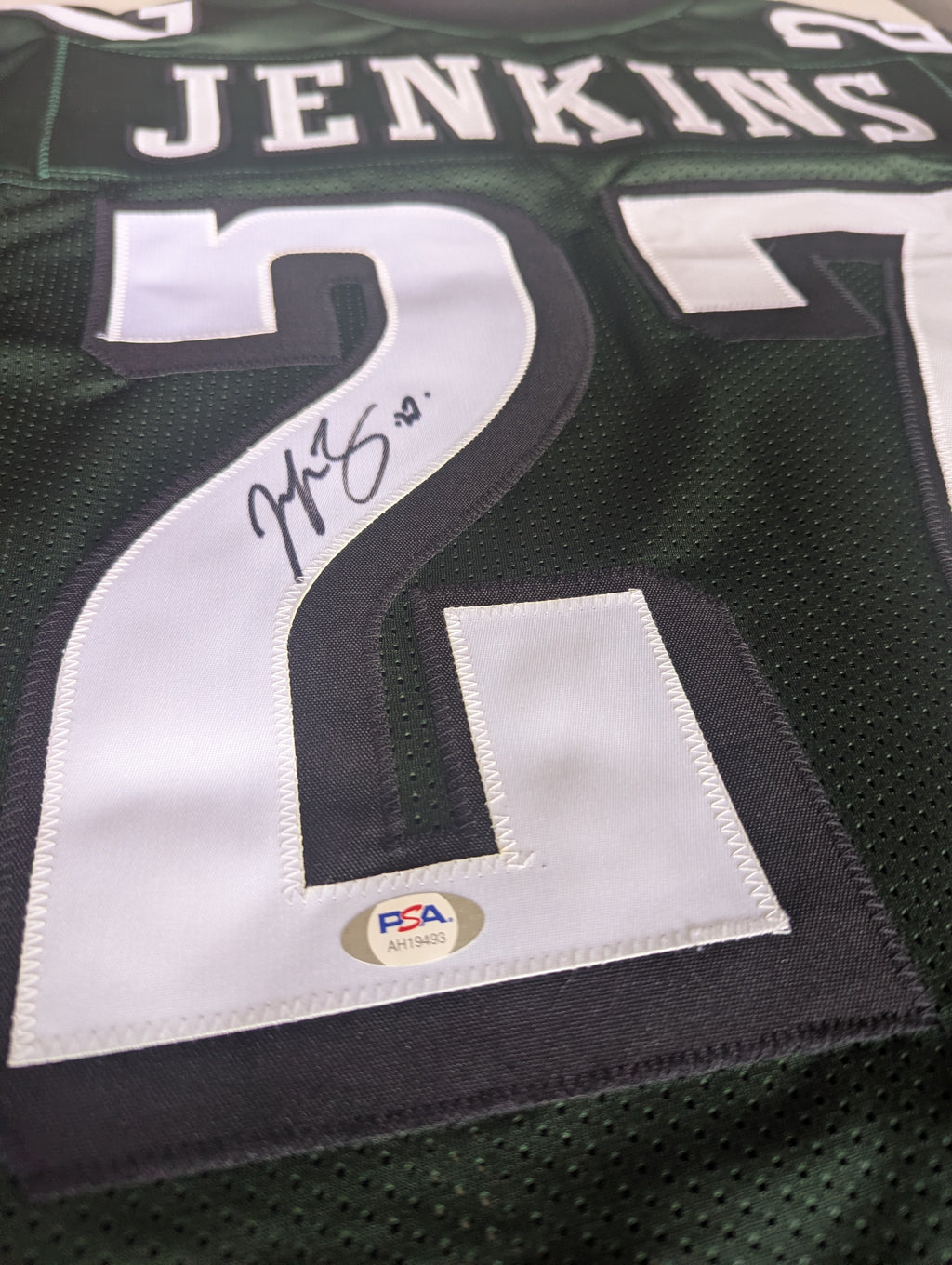 Signed Malcolm Jenkins Custom Jersey (PSA)