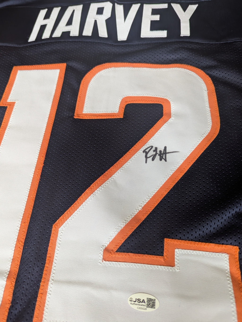 Signed RJ Harvey Custom Jersey (JSA)