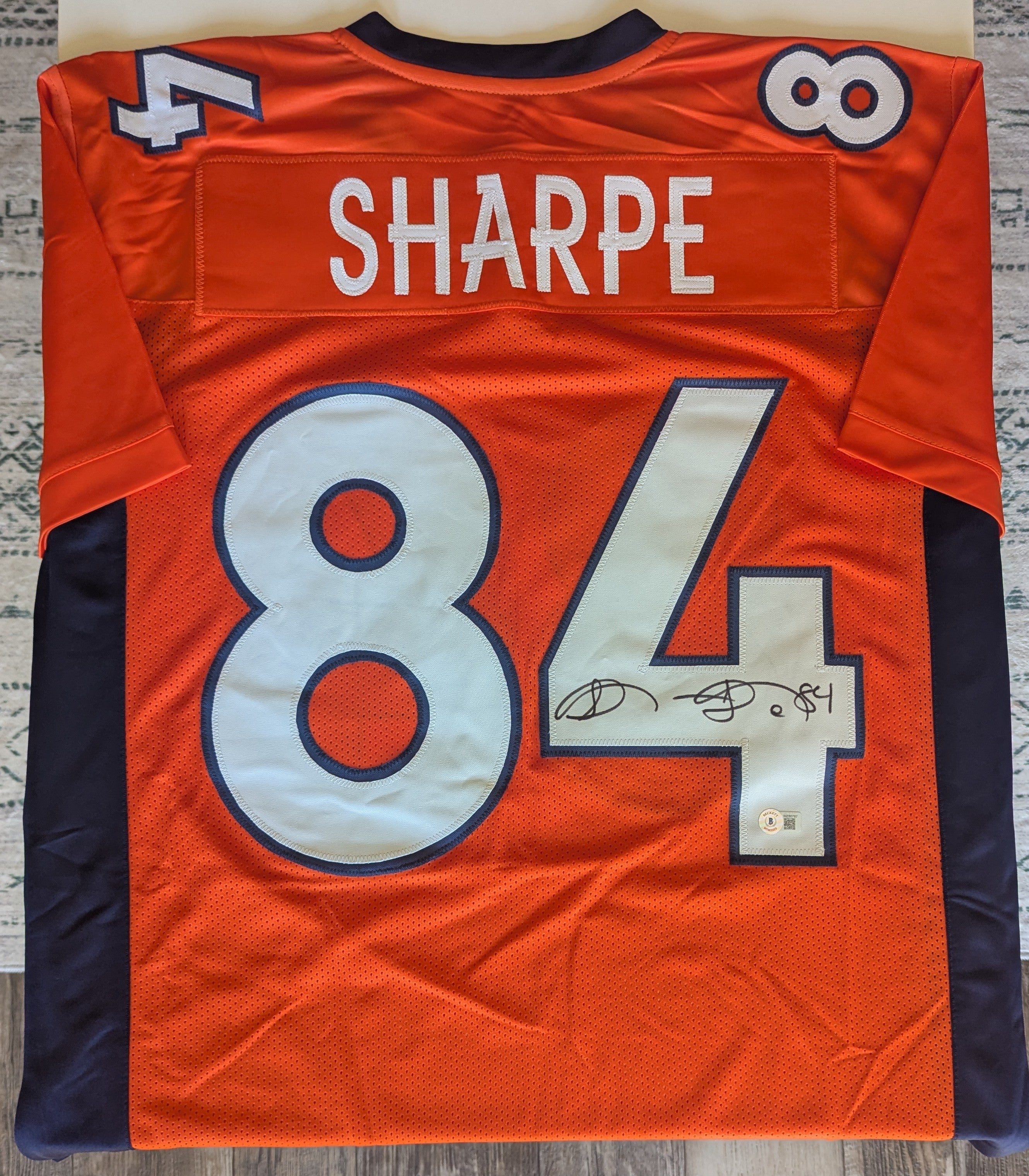 Shannon Sharpe - Signed Custom Jersey (Beckett)