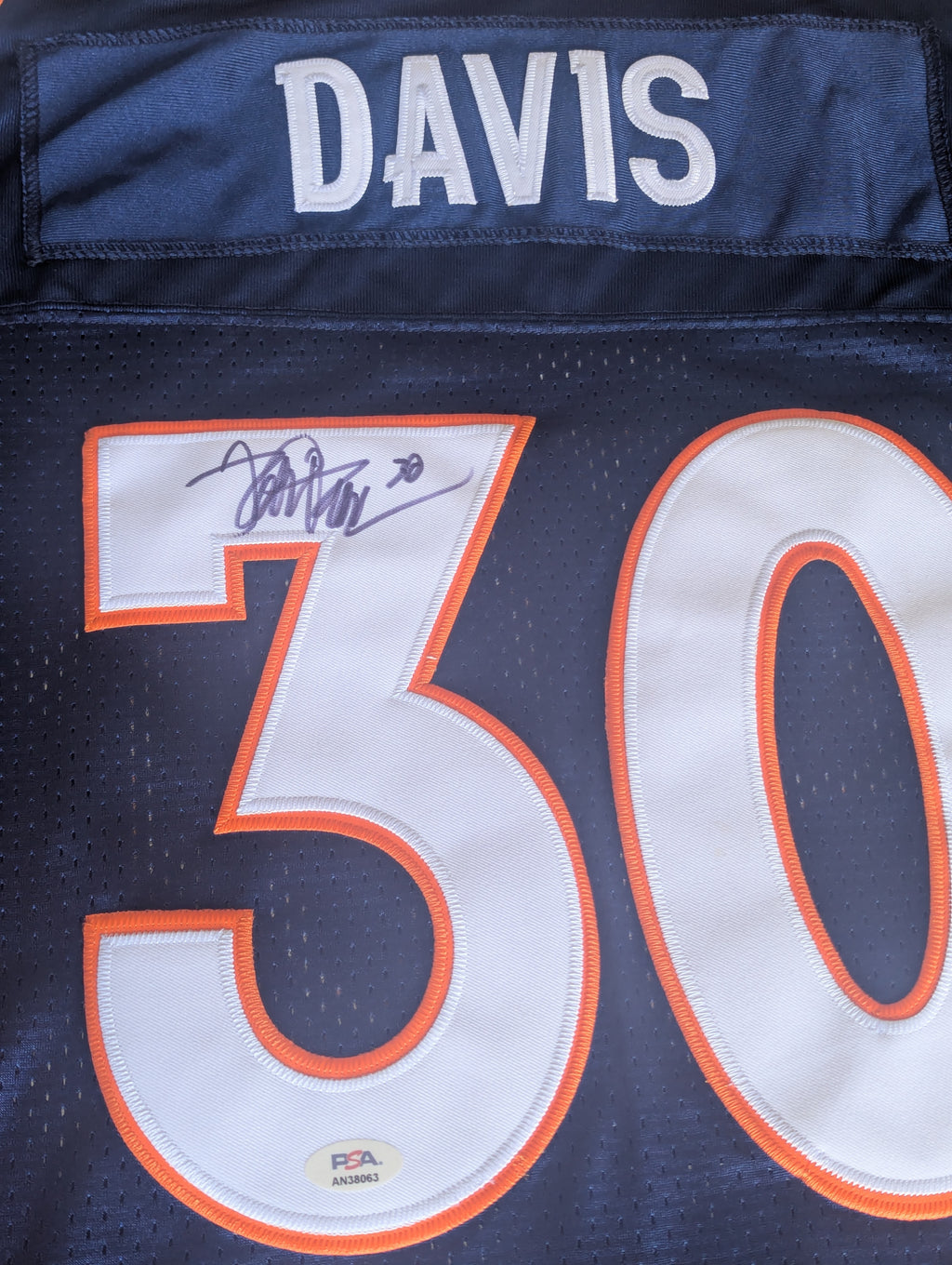 Signed Terrell Davis Authentic Mitchell & Ness Jersey (PSA)