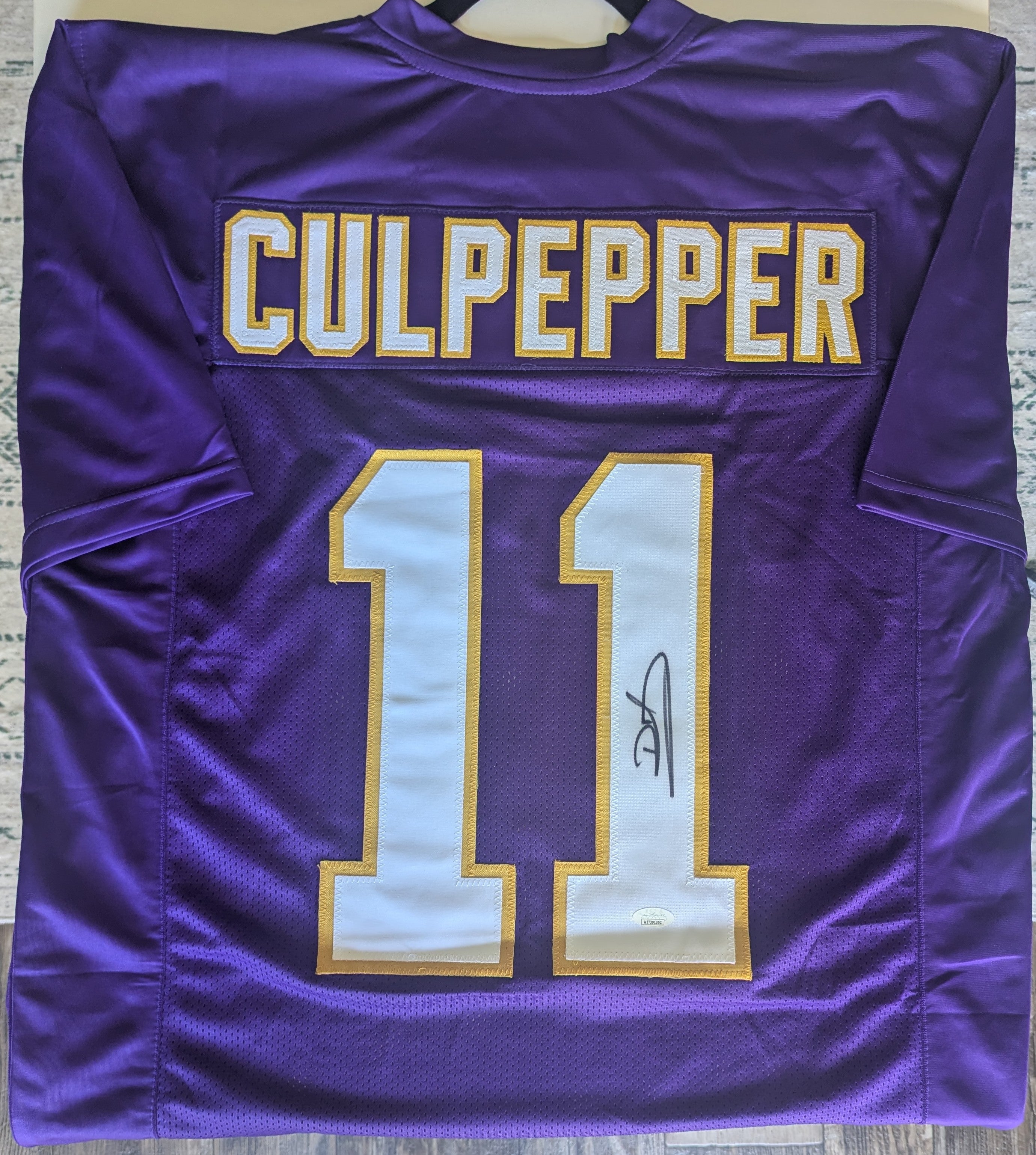 Daunte Culpepper - Signed Custom Jersey (JSA)