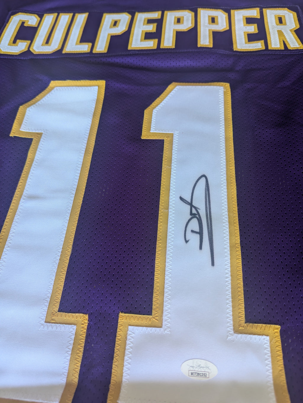 Signed Daunte Culpepper Custom Jersey (JSA)
