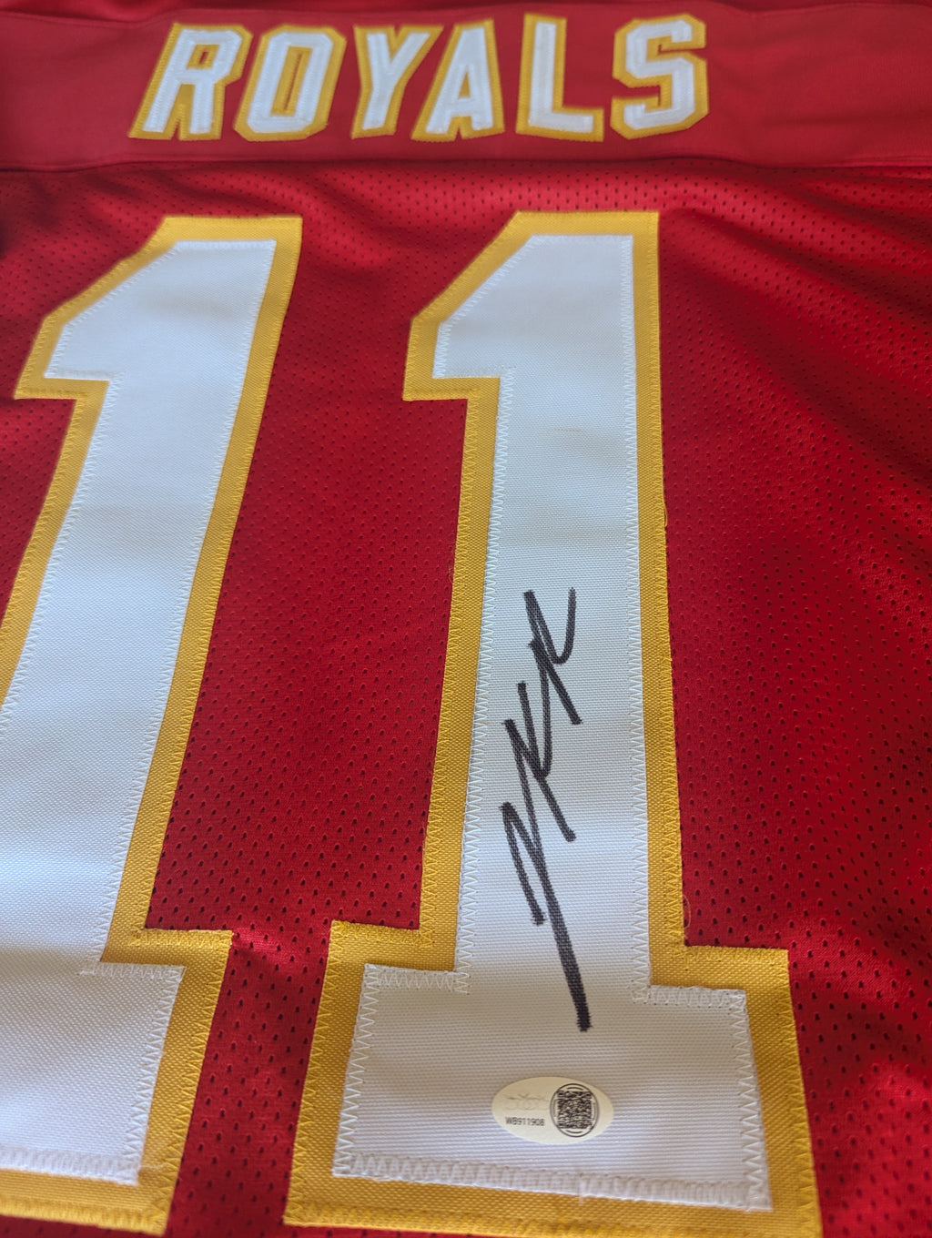 Signed Jalen Royals Custom Jersey (JSA)