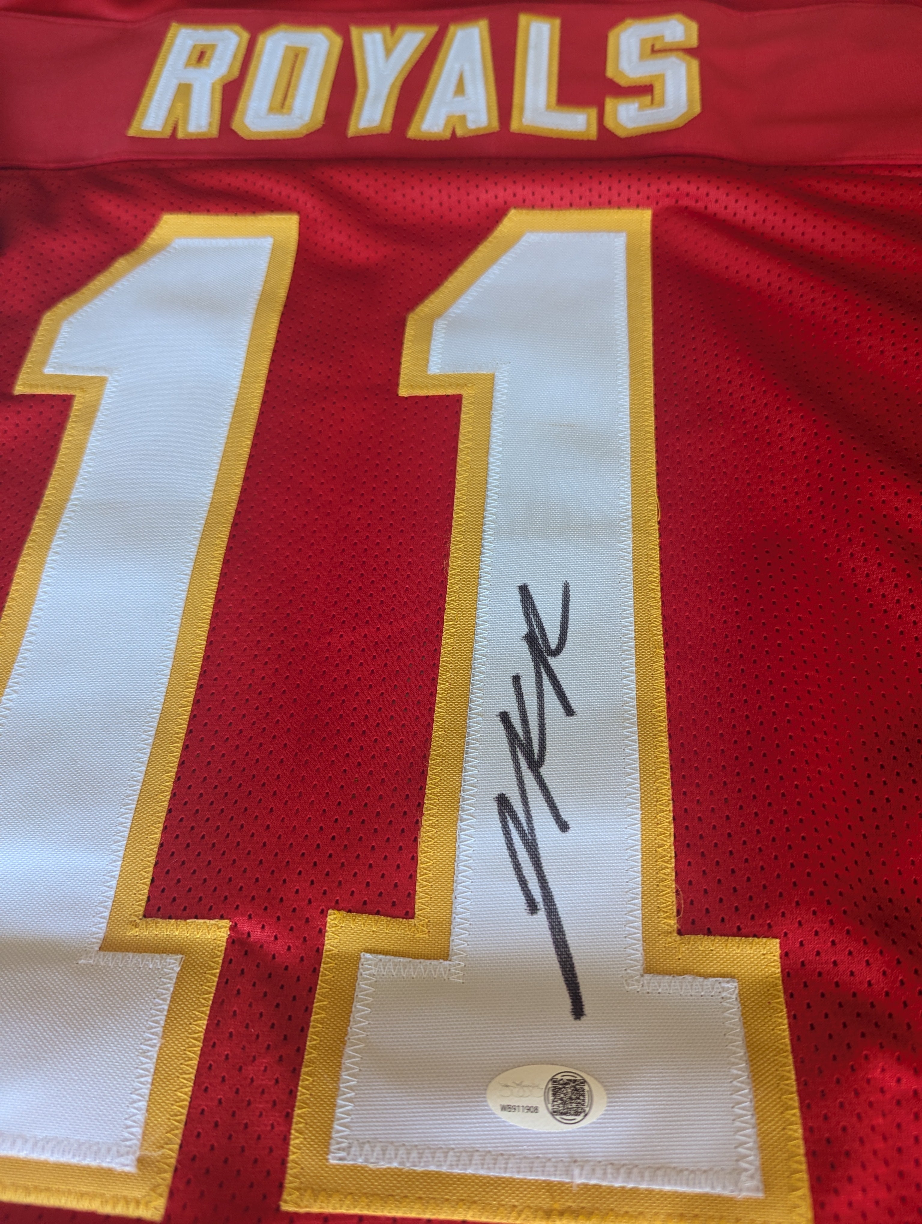 Jalen Royals - Signed Custom Jersey (JSA)