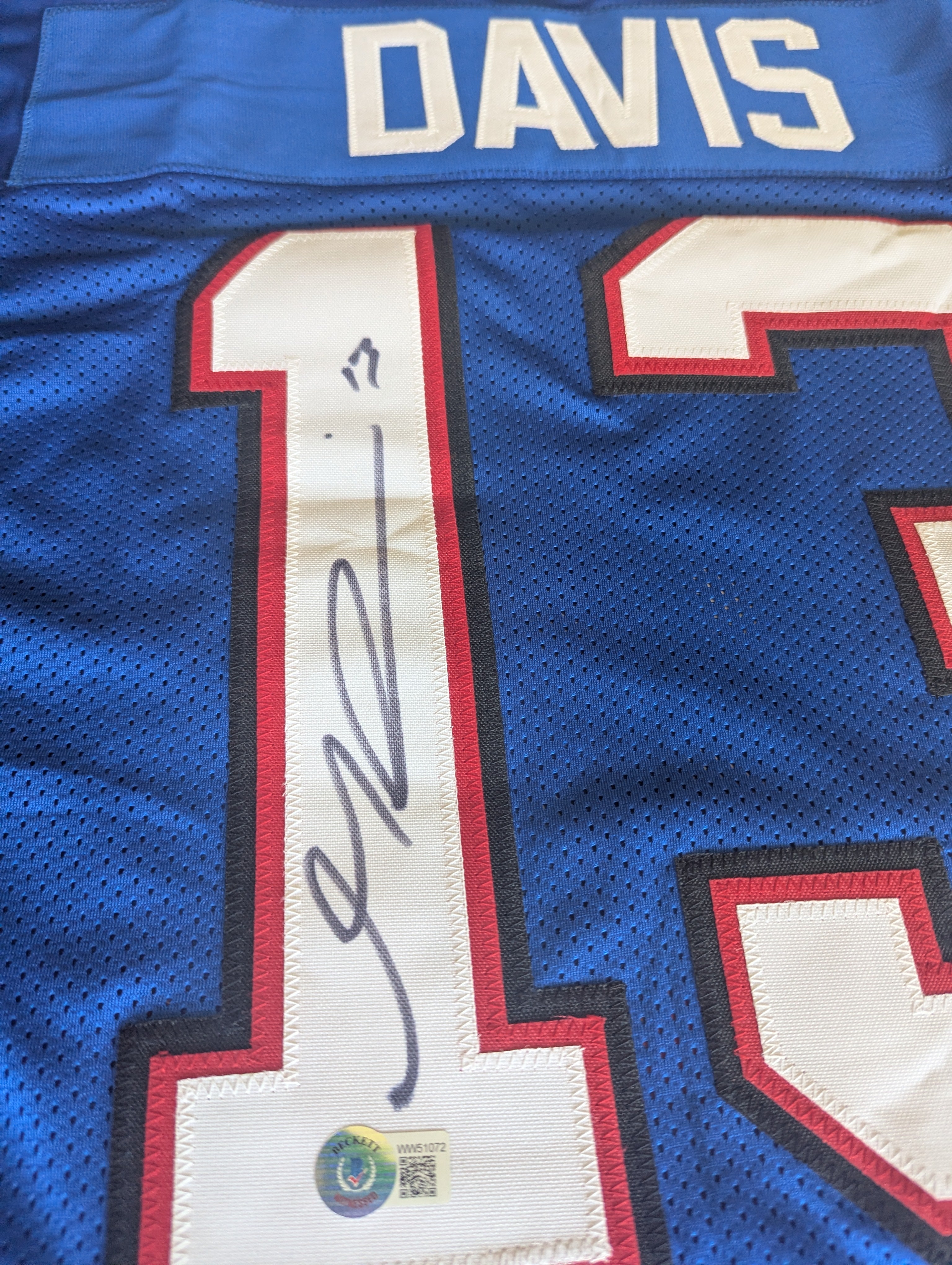 Gabe Davis - Signed Custom Jersey (Beckett)