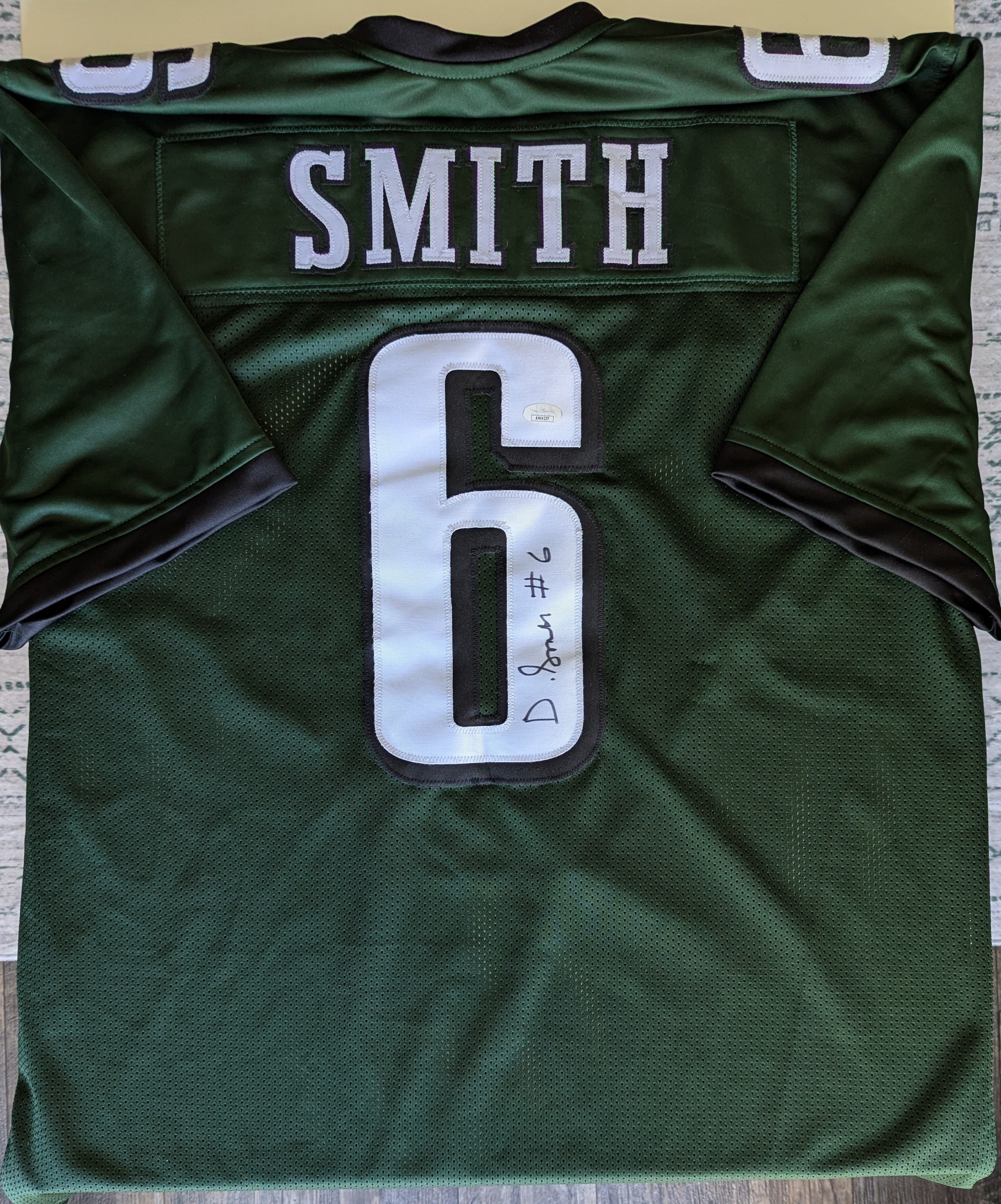 Signed DeVonta Smith Custom Jersey (JSA)