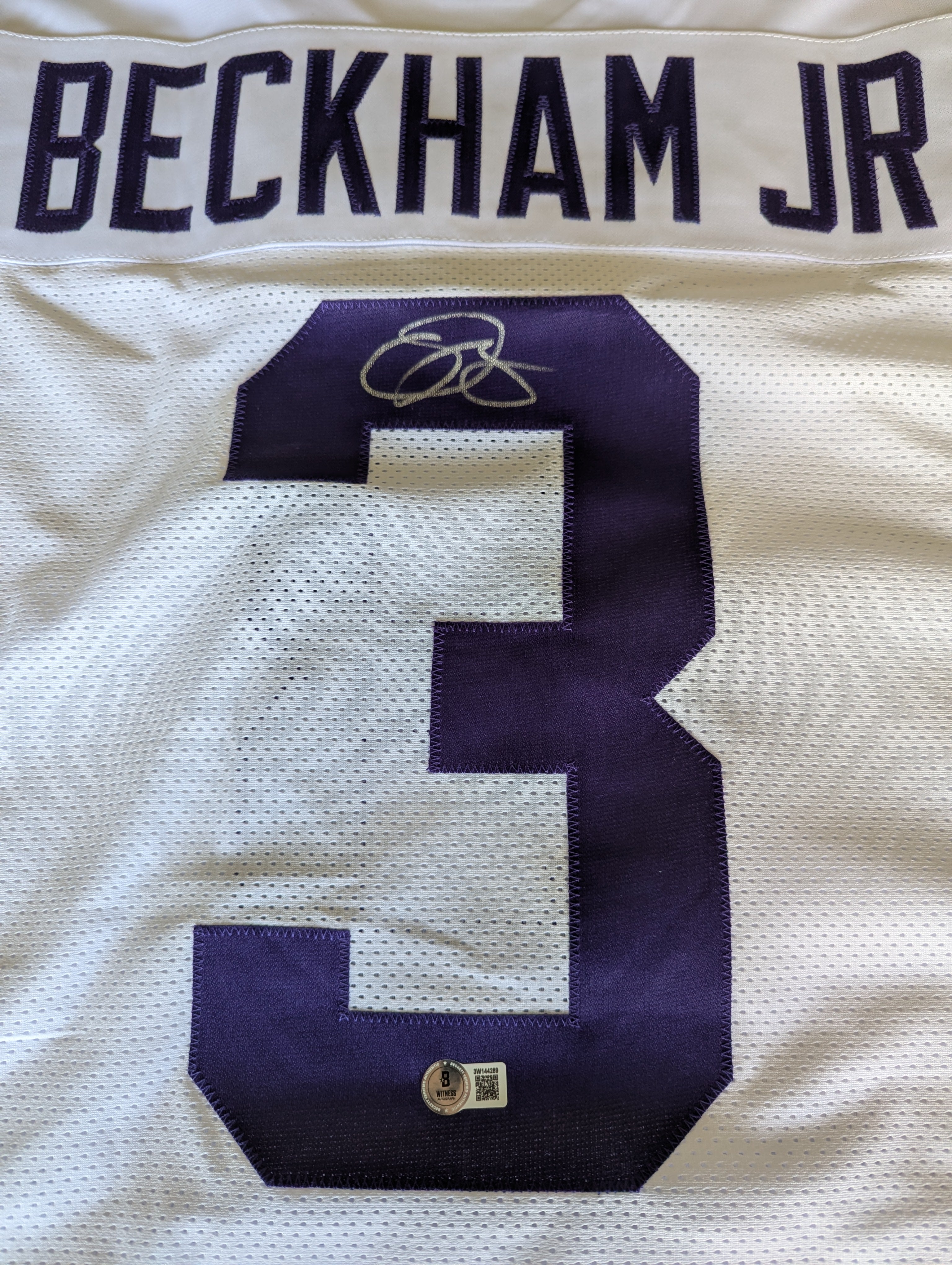 Signed Odell Beckham Jr Custom Jersey (Beckett)