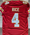 Signed Rashee Rice Custom Jersey (PSA)