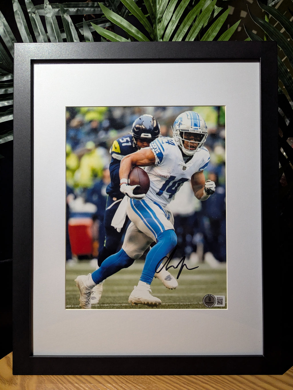 Signed Amon-Ra St. Brown 8x10 (Beckett)