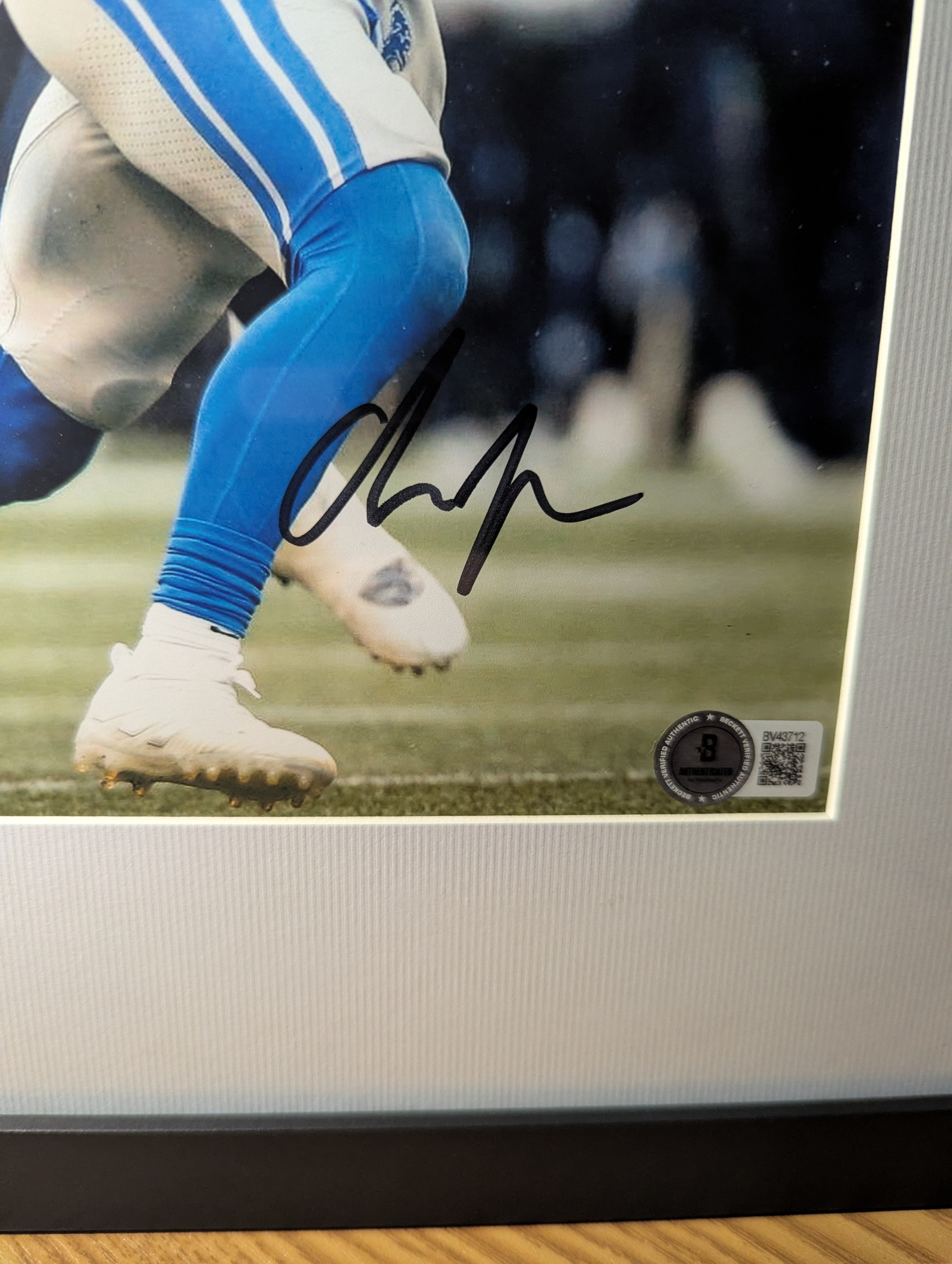 Signed Amon-Ra St. Brown 8x10 (Beckett)