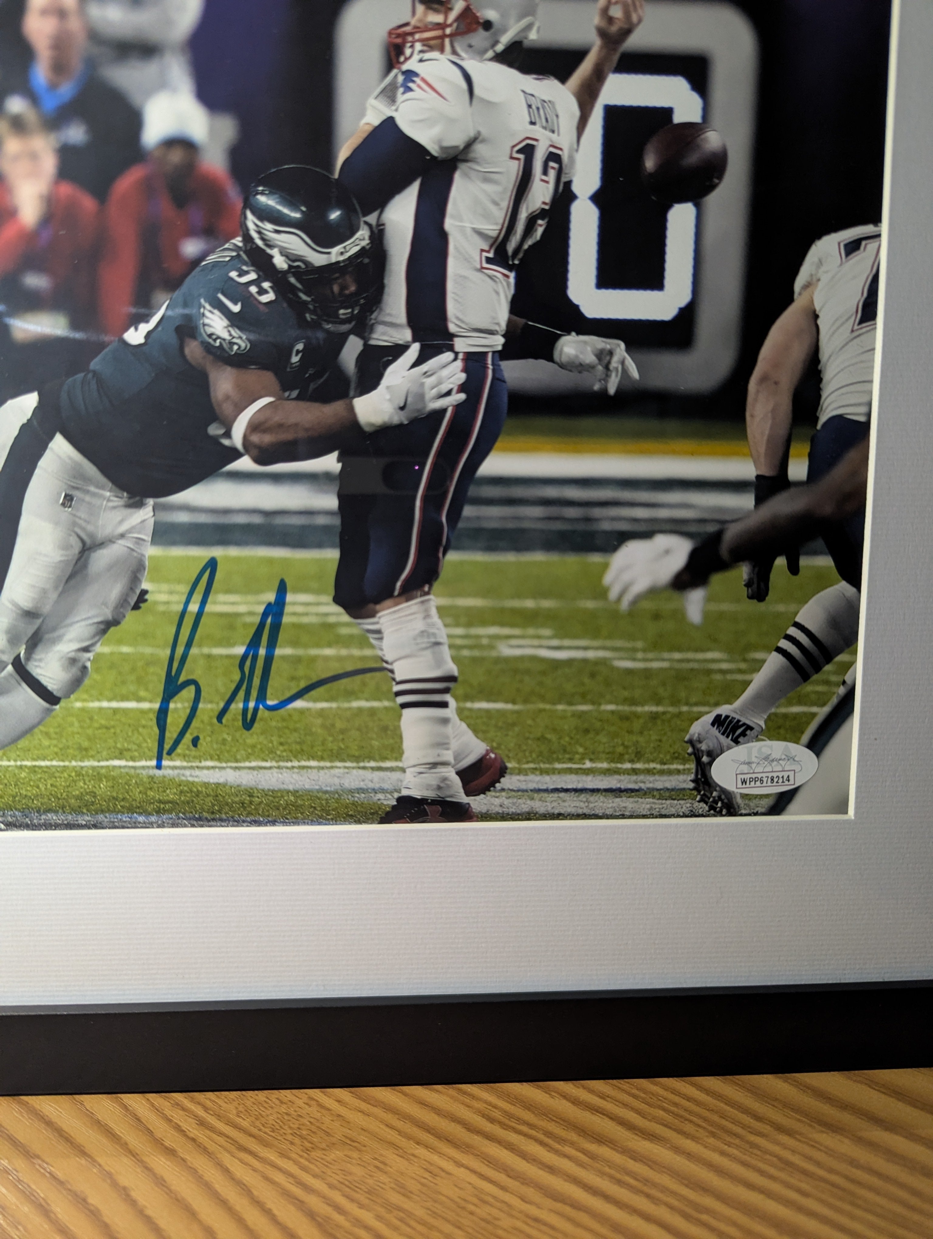 Signed Brandon Graham 8x10 (JSA)