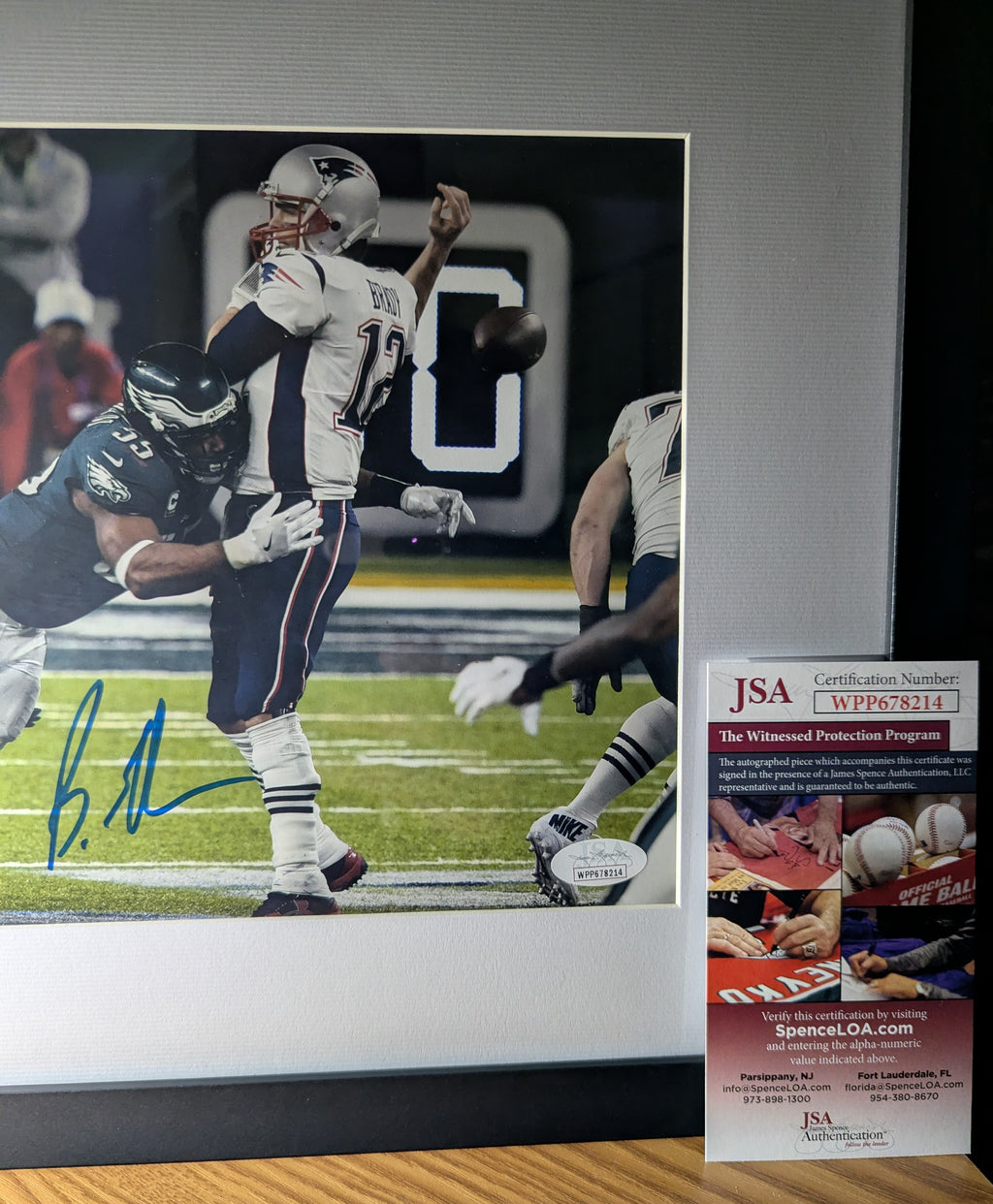 Signed Brandon Graham 8x10 (JSA)